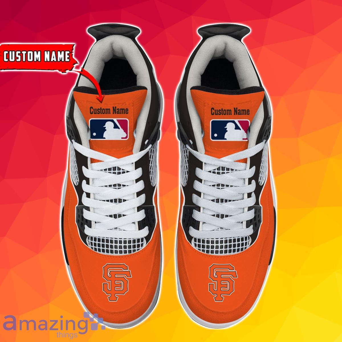 San Francisco Giants Personalized Air Jordan 4 Sneakers Best Gift For Men And Women Product Photo 2