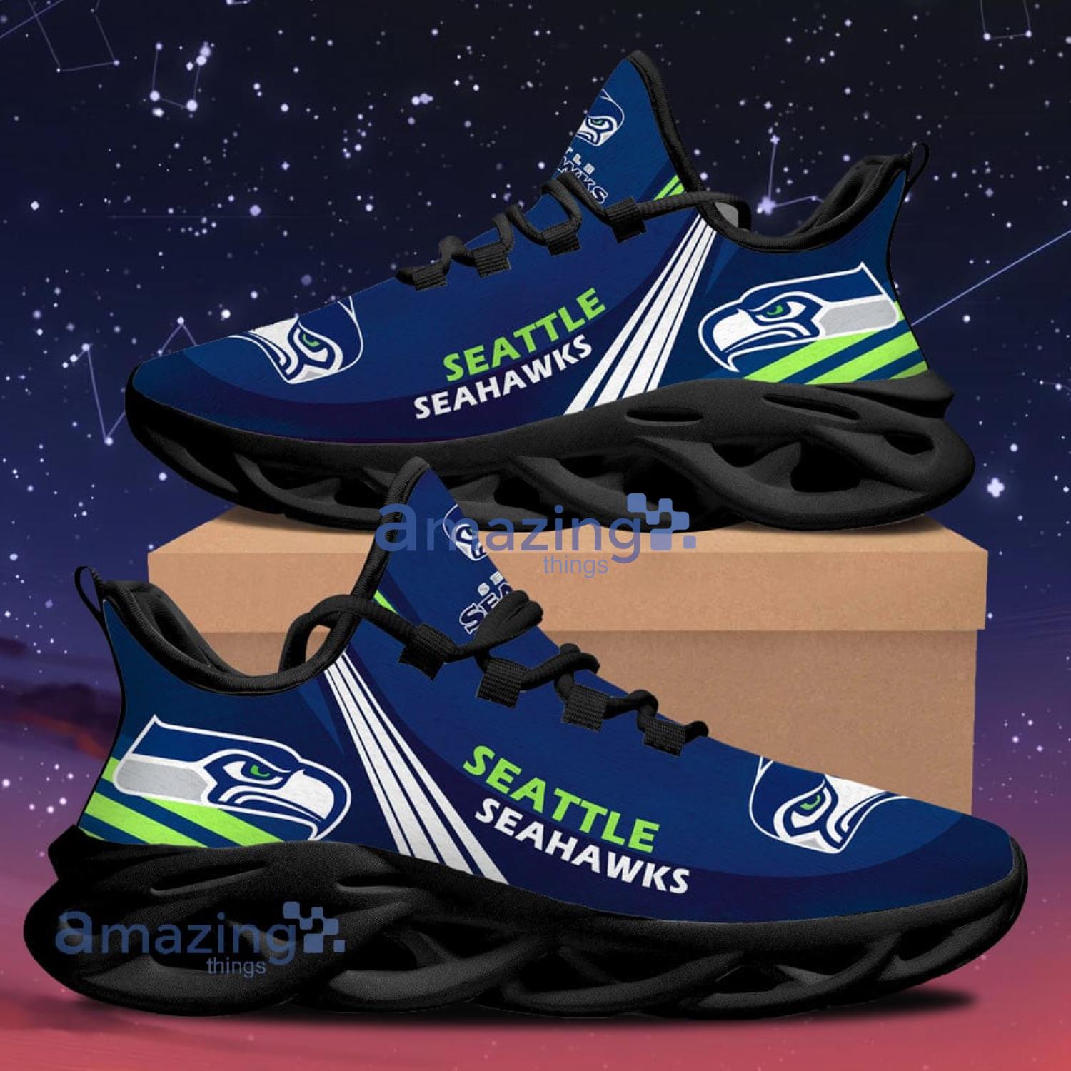 Seattle Seahawks New Trend Max Soul Shoes Running Sneakers Product Photo 1