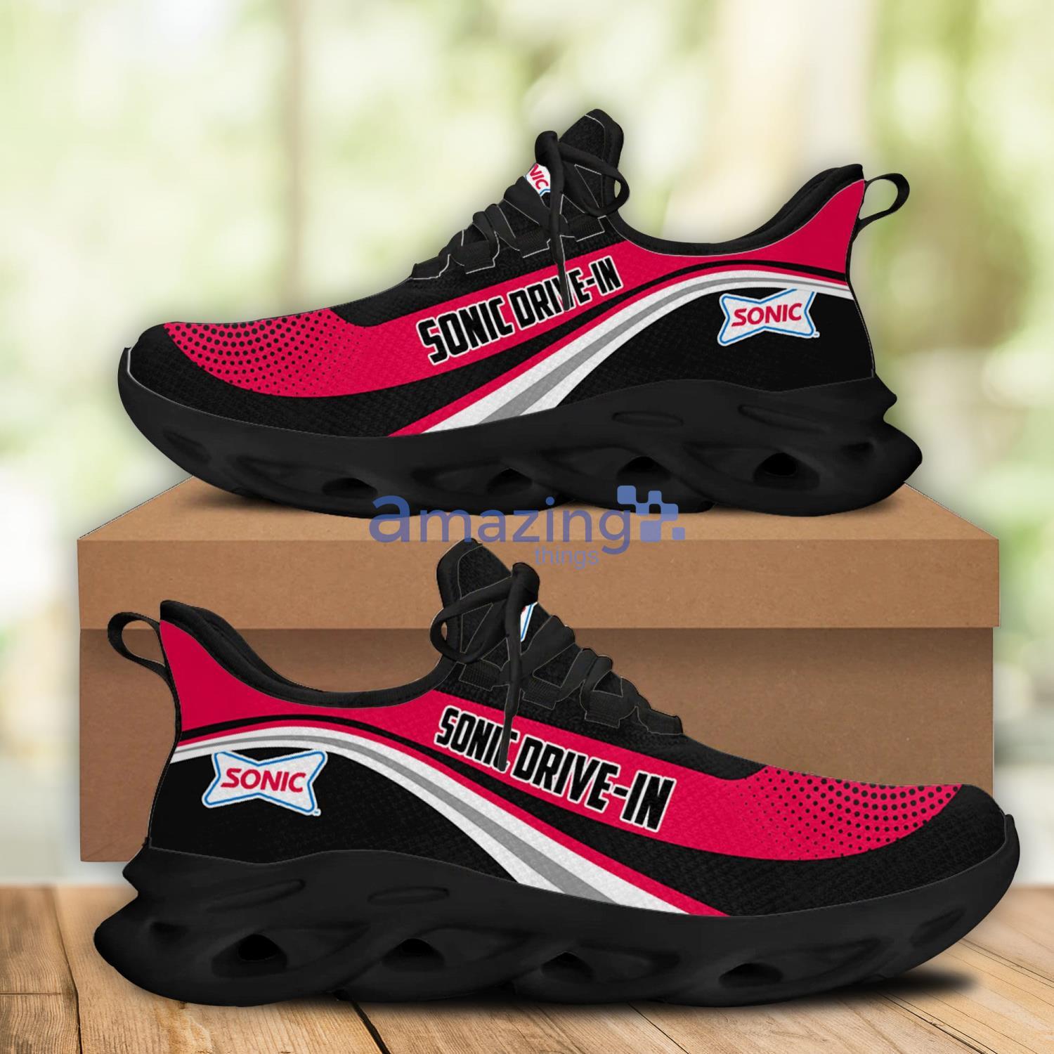 Sonic Drive-In Max Soul Shoes Unique Running Sneakers For Men And Women Product Photo 1