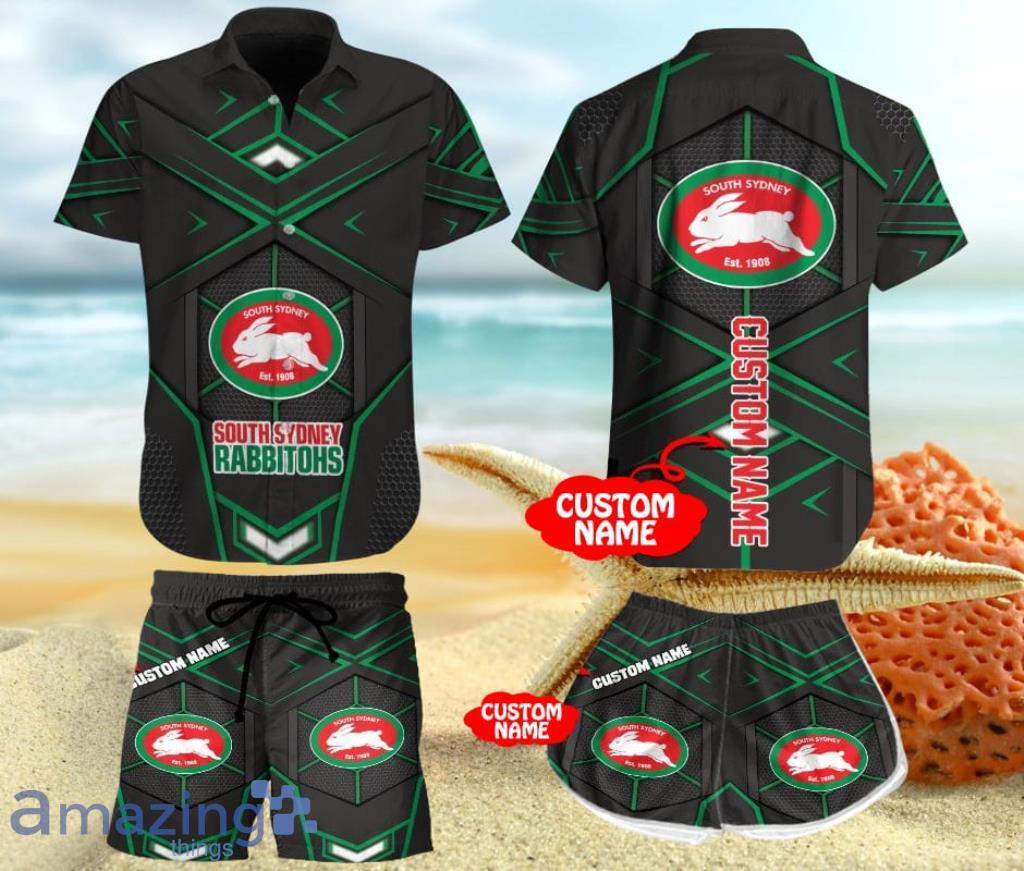 South Sydney Rabbitohs 3D Personalized Hawaii Shirt And Shorts Gift For Men And Women Product Photo 1 South Sydney Rabbitohs 3D Personalized Hawaii Shirt And Shorts Gift For Men And Women Product Photo 1