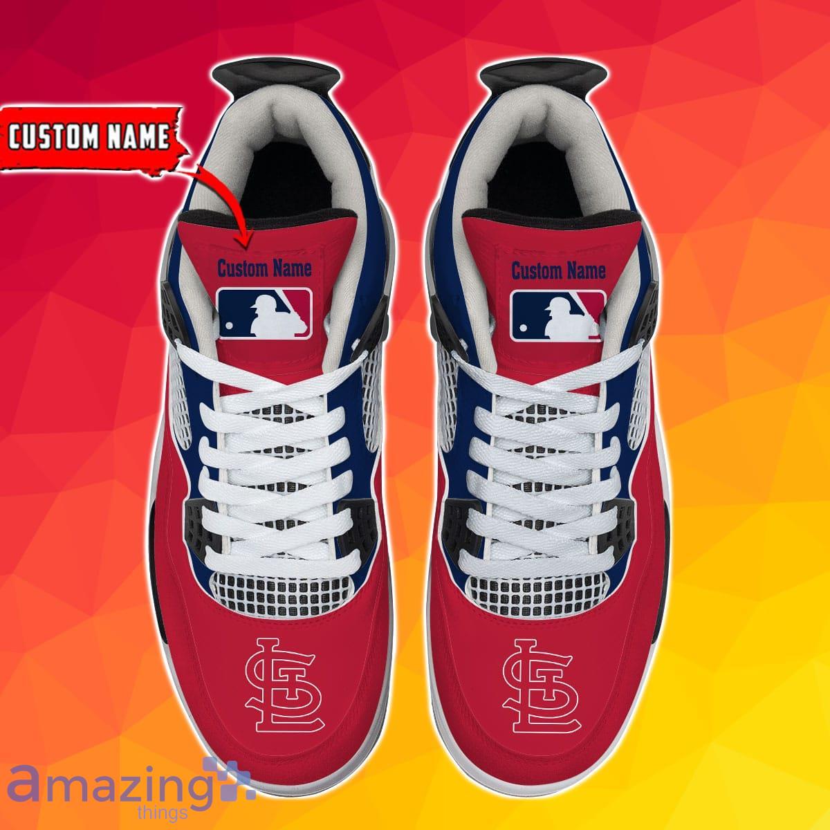 St Louis Cardinals Personalized Air Jordan 4 Sneakers Best Gift For Men And Women Product Photo 2