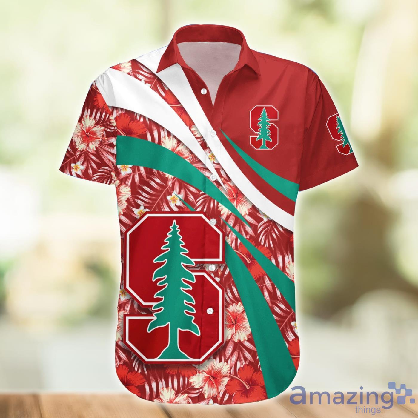 Stanford Cardinal NCAA Flower Hawaiian Shirt 3D Shirt, Stanford