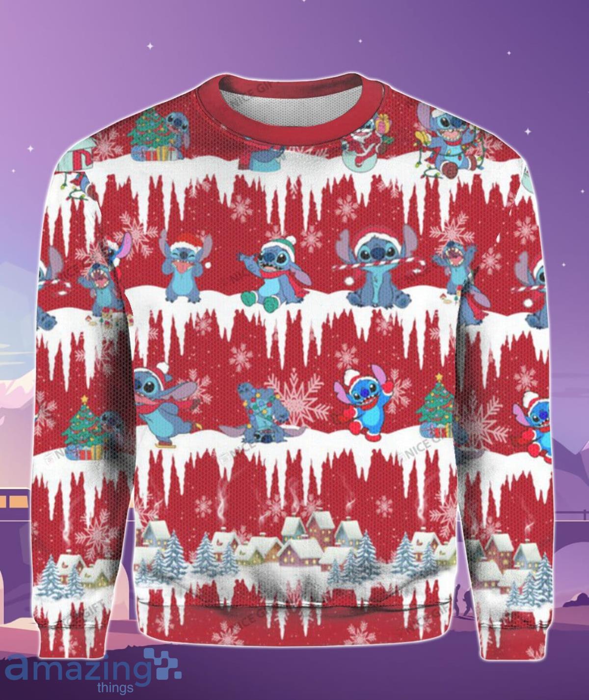 Stitch Christmas Sweater Best Gift For Men And Women image Stitch Christmas Sweater Best Gift For Men And Women Product Photo 2