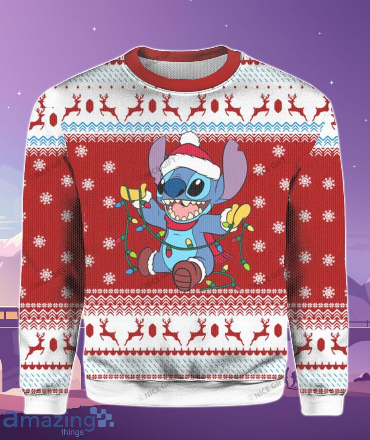 Stitch Christmas Sweater Best Gift For Men And Women image Stitch Christmas Sweater Best Gift For Men And Women Product Photo 4