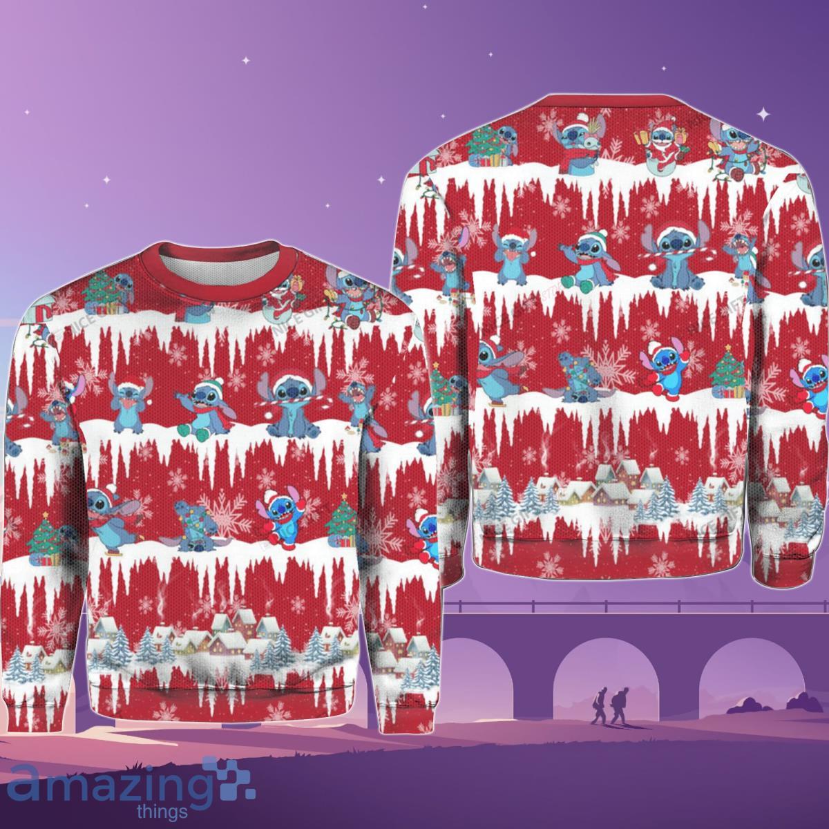 Stitch Christmas Sweater Best Gift For Men And Women Product Photo 1