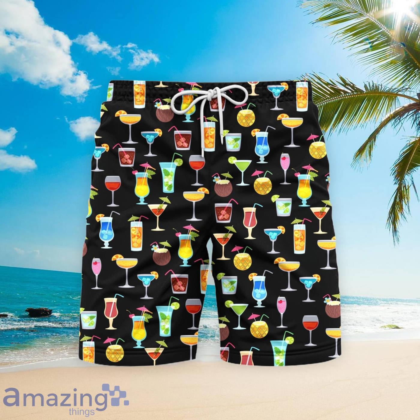 Summer Cocktails Aloha Beach Short For Men Best Gift For Summer Product Photo 1