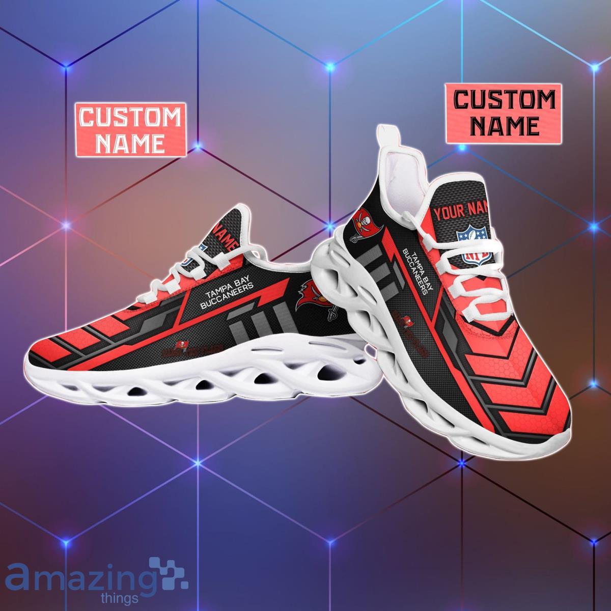 Tampa Bay Buccaneers Custom Name Max Soul Shoes Best Gift For Men And Women Product Photo 1 Tampa Bay Buccaneers Custom Name Max Soul Shoes Best Gift For Men And Women Product Photo 1