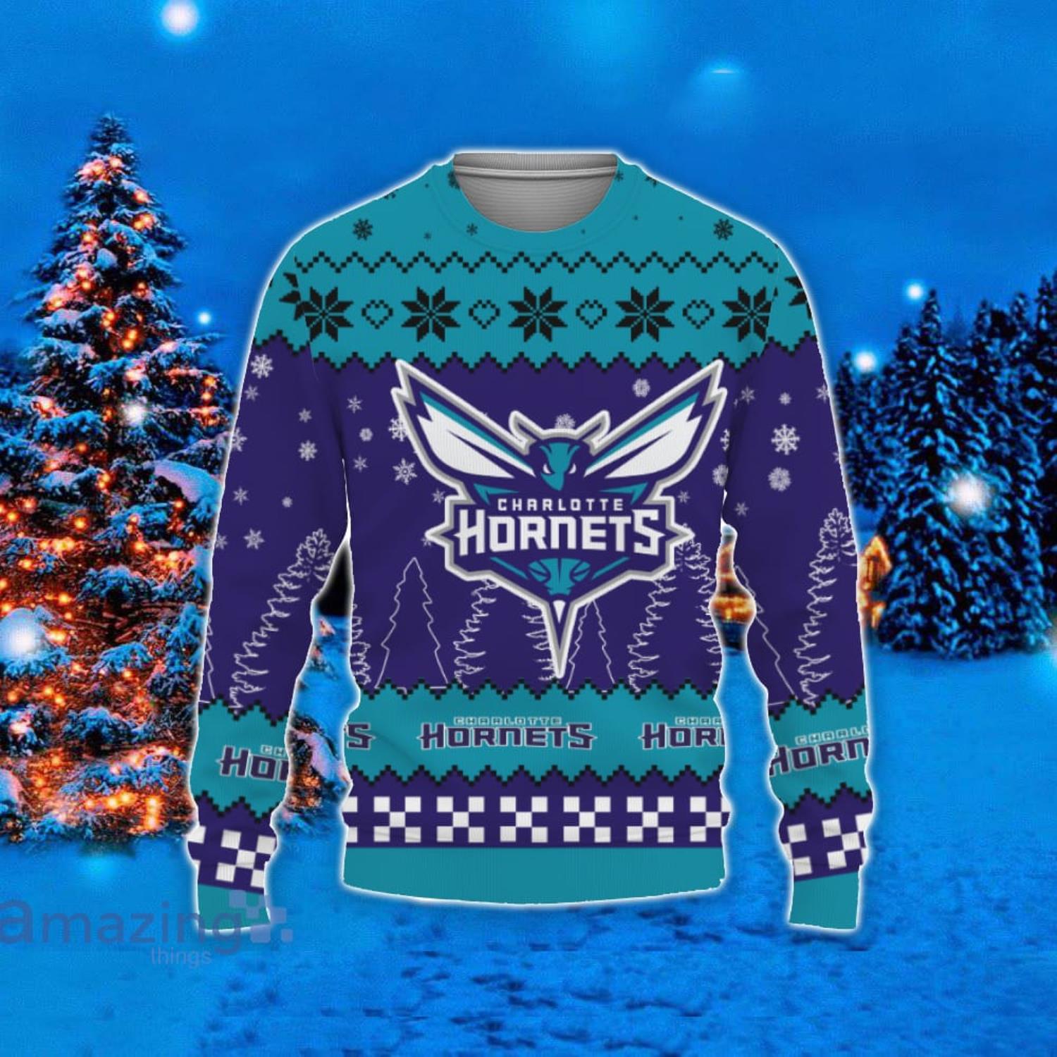 Top 6 Stylish Christmas Sweaters For Charlotte Hornets Fans