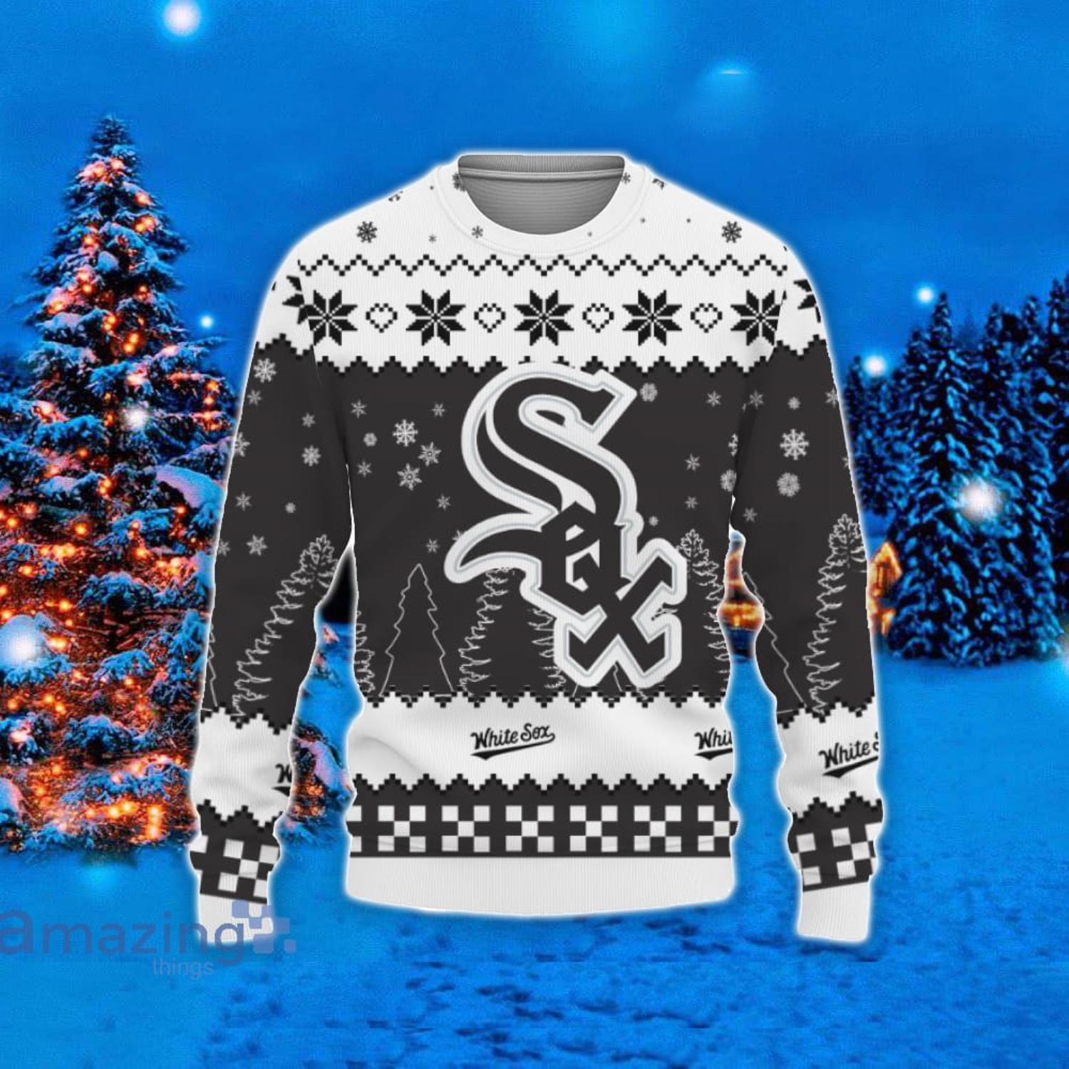 Chicago White Sox Snoopy Cute Heart American Sports Team Ugly Xmas 3D  Sweater - Freedomdesign