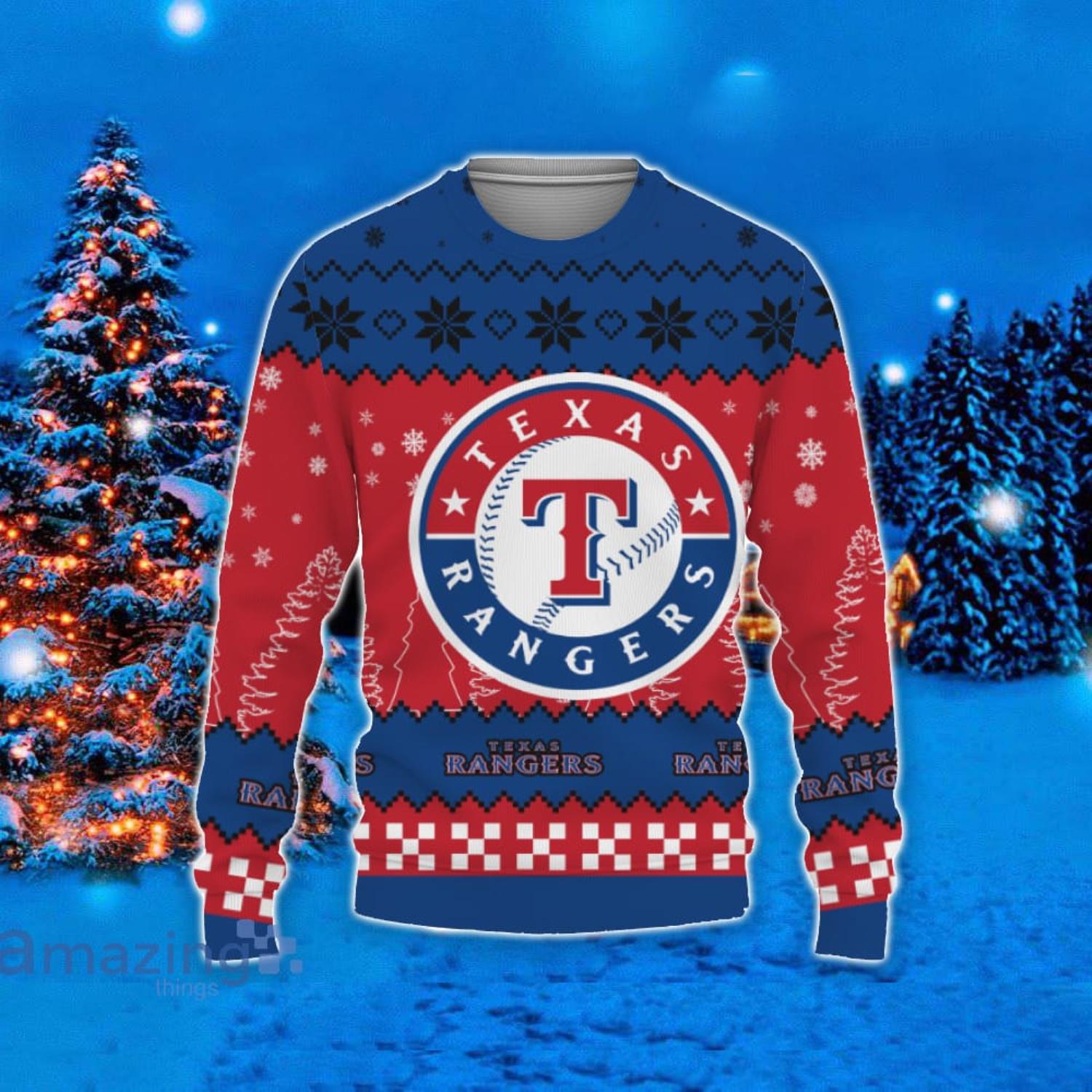 Houston Texans Snowflakes Pattern Ugly Christmas Sweater