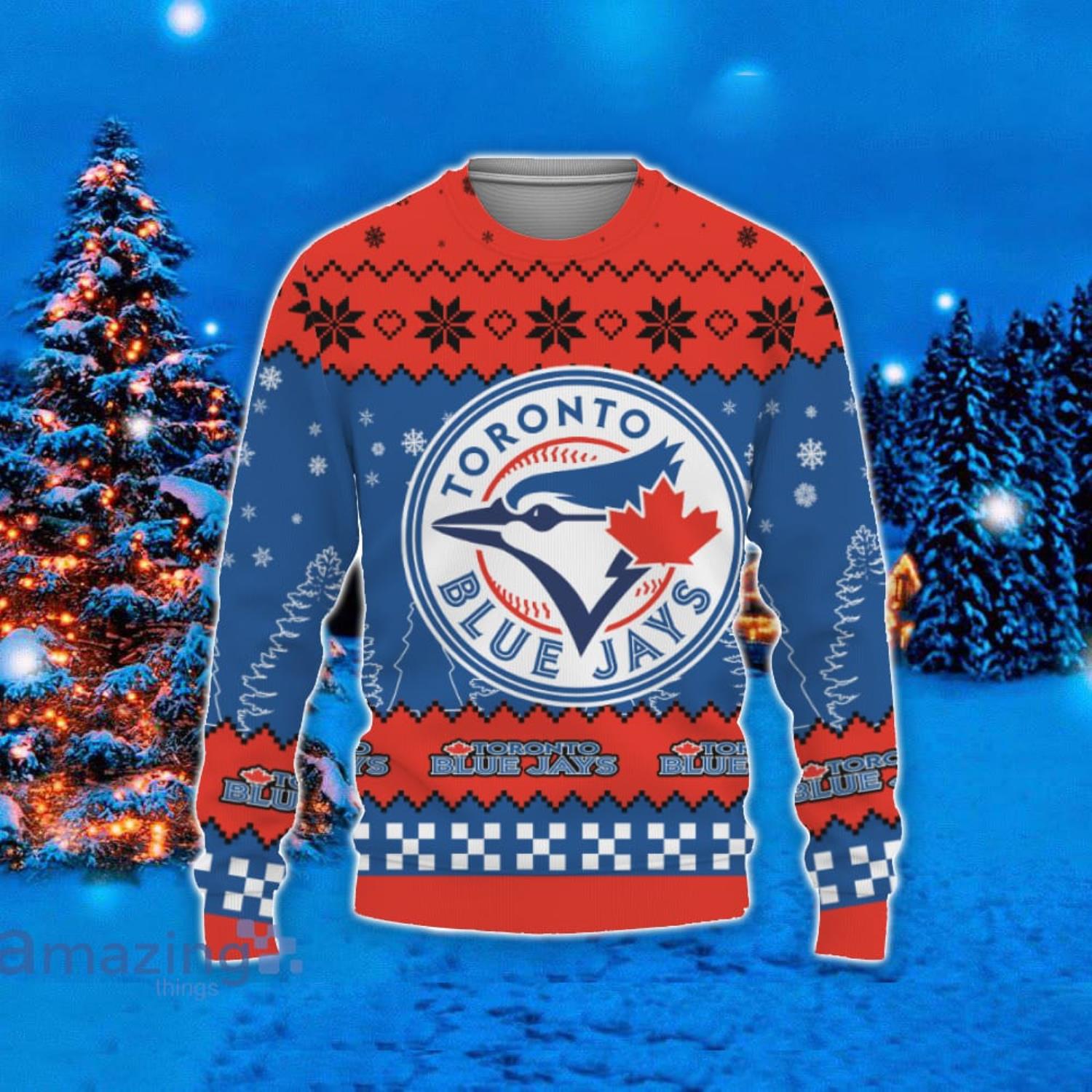 Team Logo Toronto Blue Jays Ugly Christmas Sweater