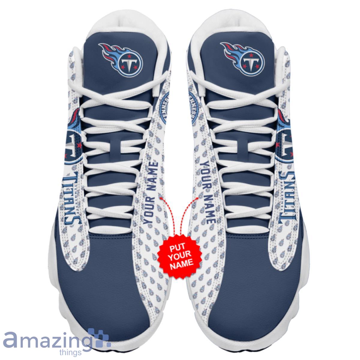 Nfl tennessee titans air jordan 13 shoes - custom jd13 sneakers - Praise To  Heaven