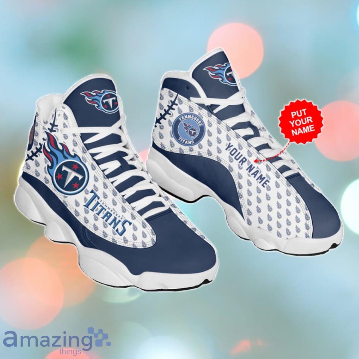 Tennessee Titans Air Jordan 13 Custom Name Personalized Shoes