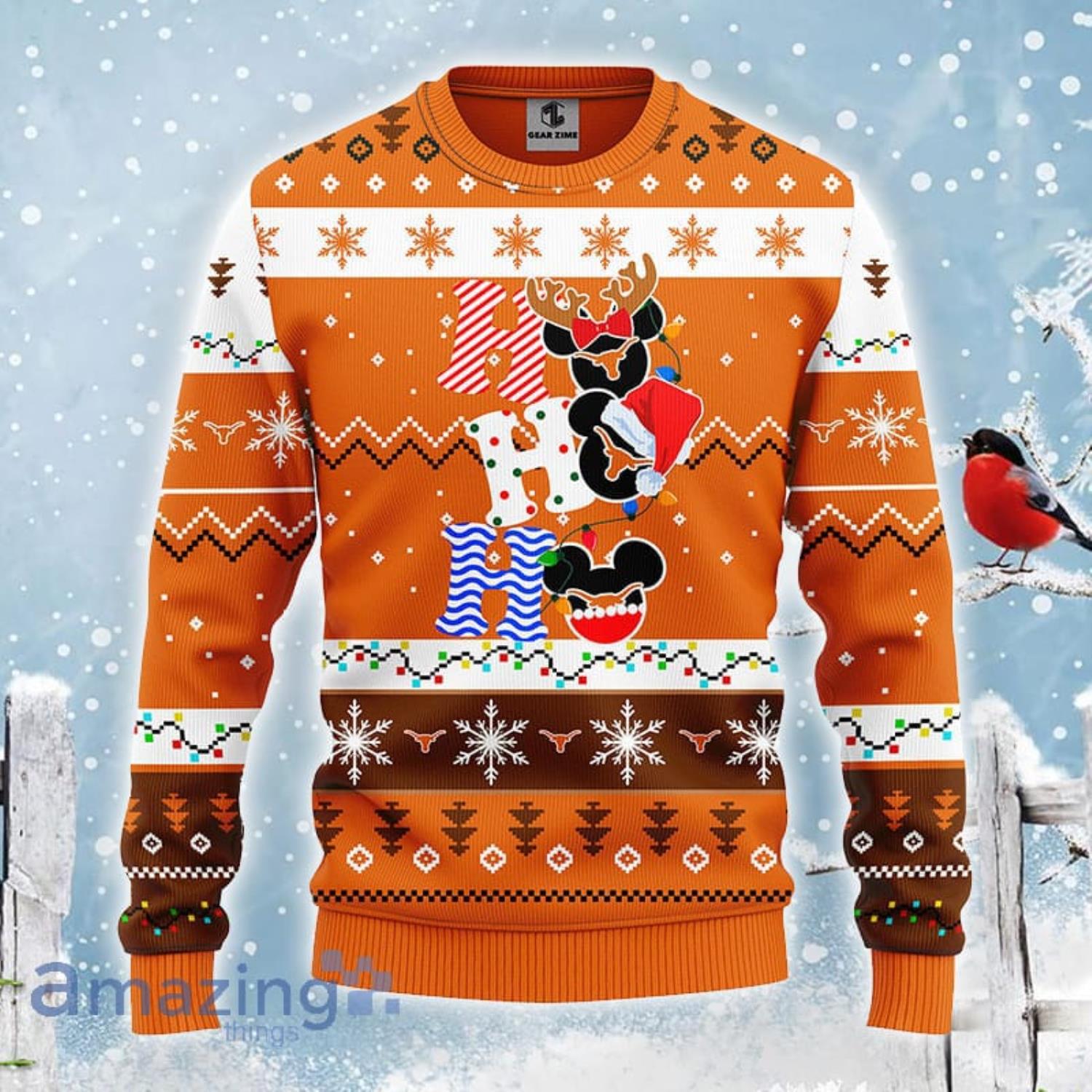 Dallas Cowboys HoHoHo Mickey Christmas Ugly Sweater –