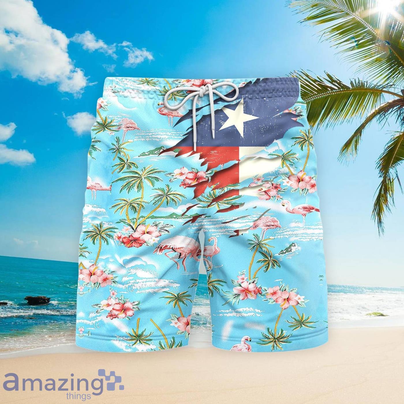 Texas Tropical Beach Short For Men Best Gift For Summer Product Photo 1 Texas Tropical Beach Short For Men Best Gift For Summer Product Photo 1