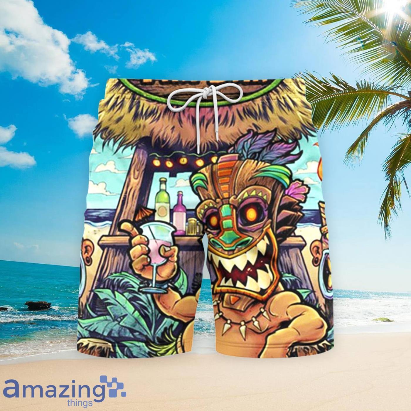 The Tiki Bar Beach Short For Men Best Gift For Summer image The Tiki Bar Beach Short For Men Best Gift For Summer Product Photo 2