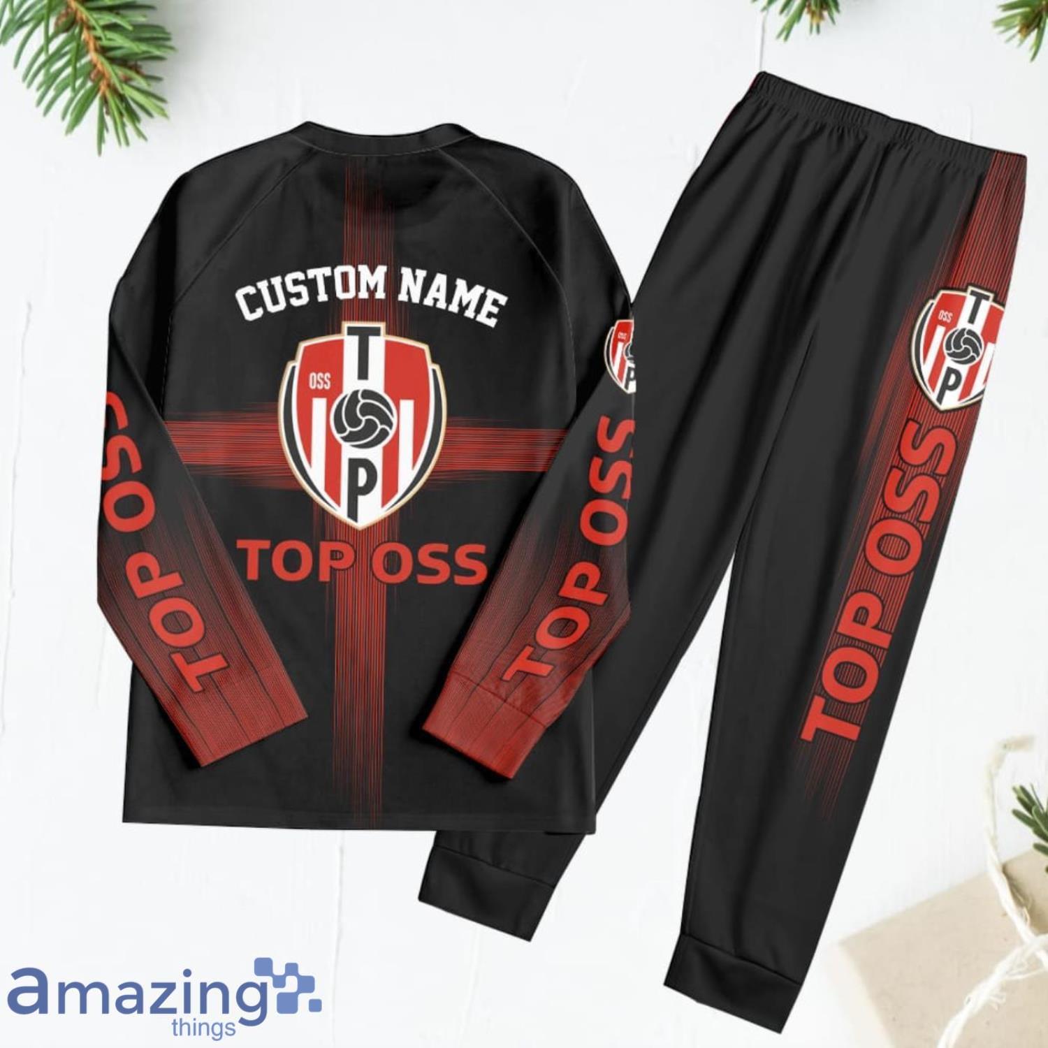 TOP Oss Custom Name Pajamas Set For Family Sport Fans Gift image TOP Oss Custom Name Pajamas Set For Family Sport Fans Gift Product Photo 3