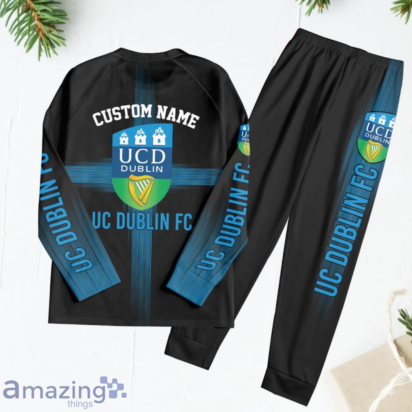 UC Dublin Custom Name Pajamas Set For Family Sport Fans Gift image UC Dublin Custom Name Pajamas Set For Family Sport Fans Gift Product Photo 3