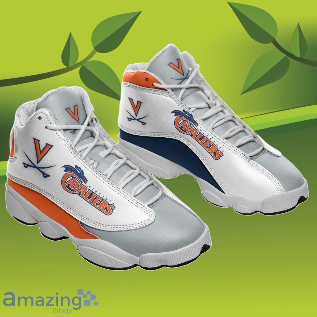 Virginia Cavaliers Air Jordan 13 Sneakers Special Gift For Men And Women Product Photo 1