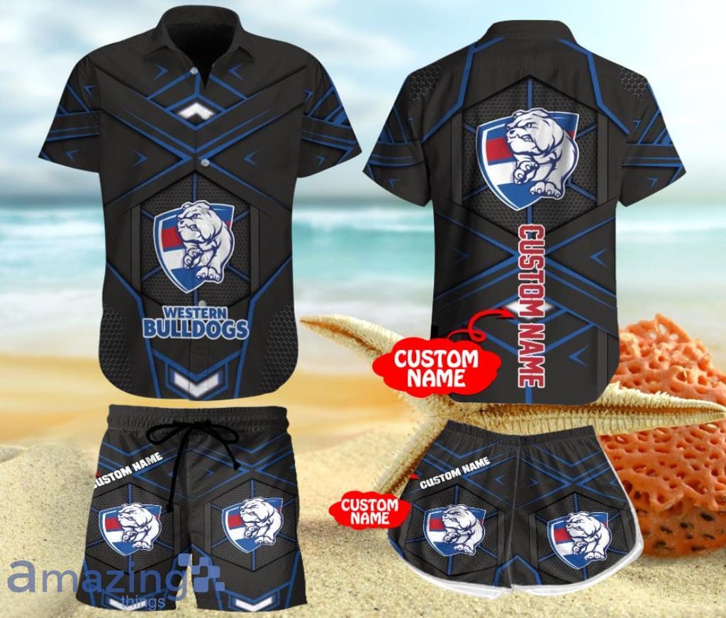 Western Bulldogs 3D Personalized Hawaii Shirt And Shorts Gift For Men And Women Product Photo 1 Western Bulldogs 3D Personalized Hawaii Shirt And Shorts Gift For Men And Women Product Photo 1