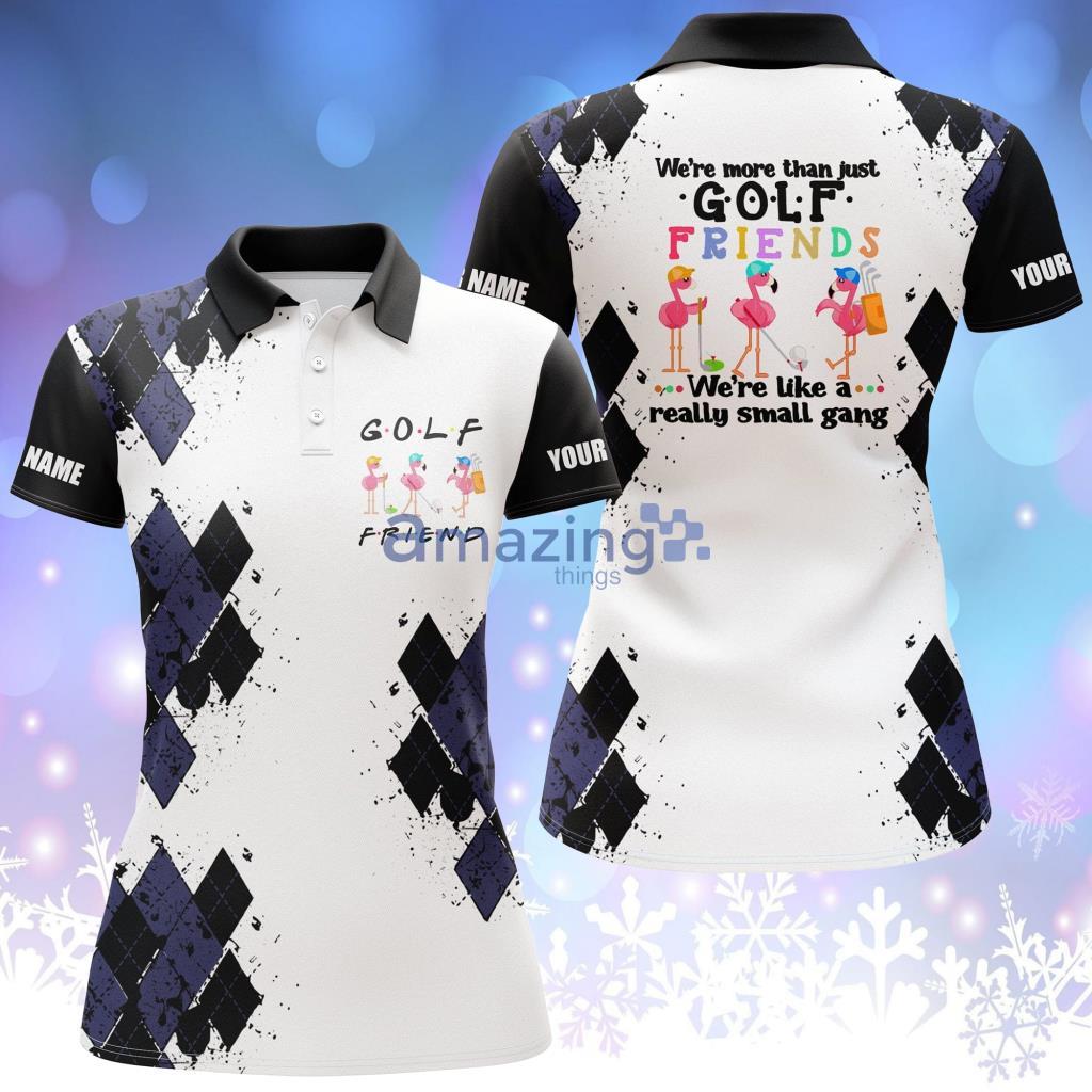 Personalized Womens Golf Shirts Short Sleeve, 3D Funny Golf Outfits for  Women,Sw