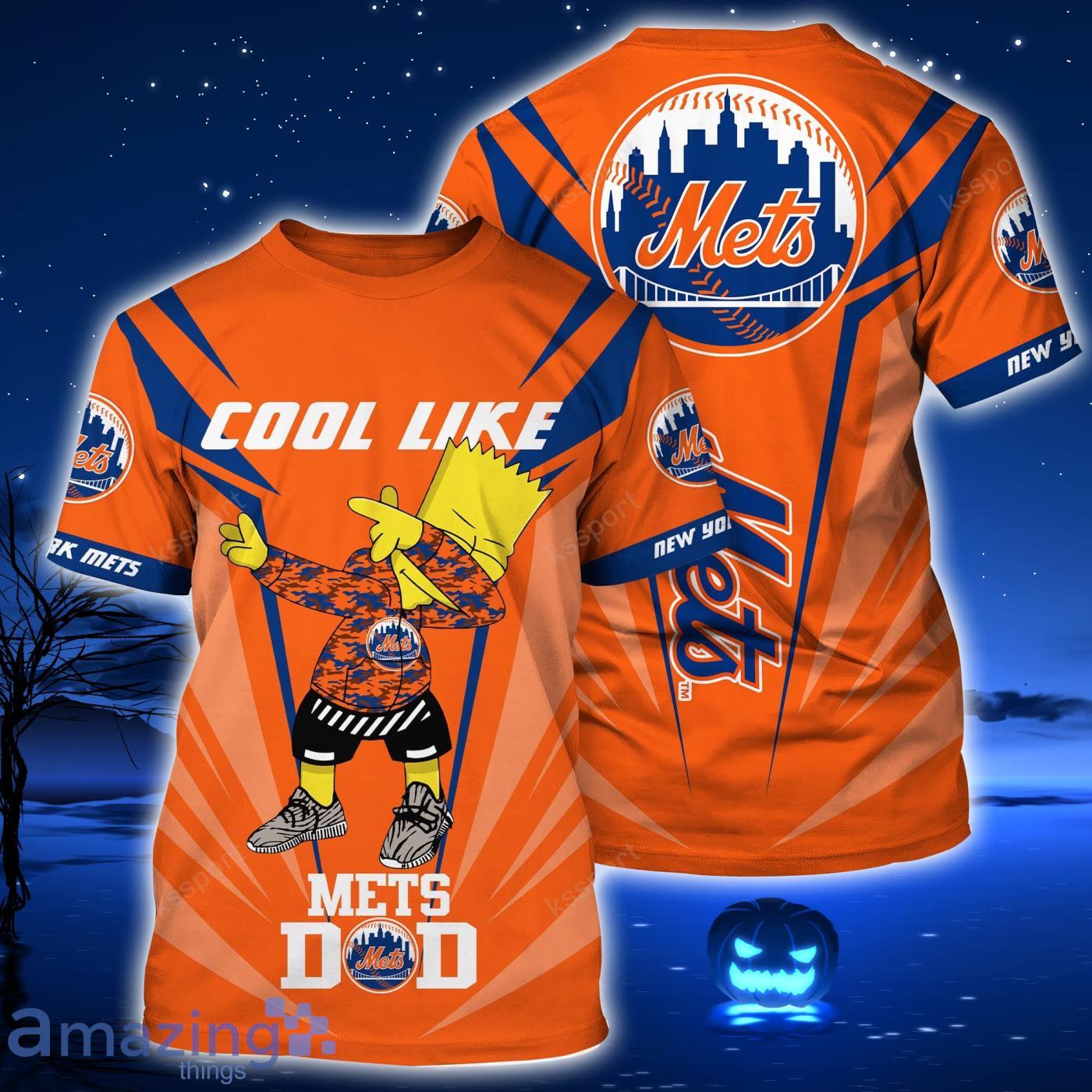 NY Mets T-Shirt 3D Cool Mets Gifts For Dad - Personalized Gifts: Family,  Sports, Occasions, Trending