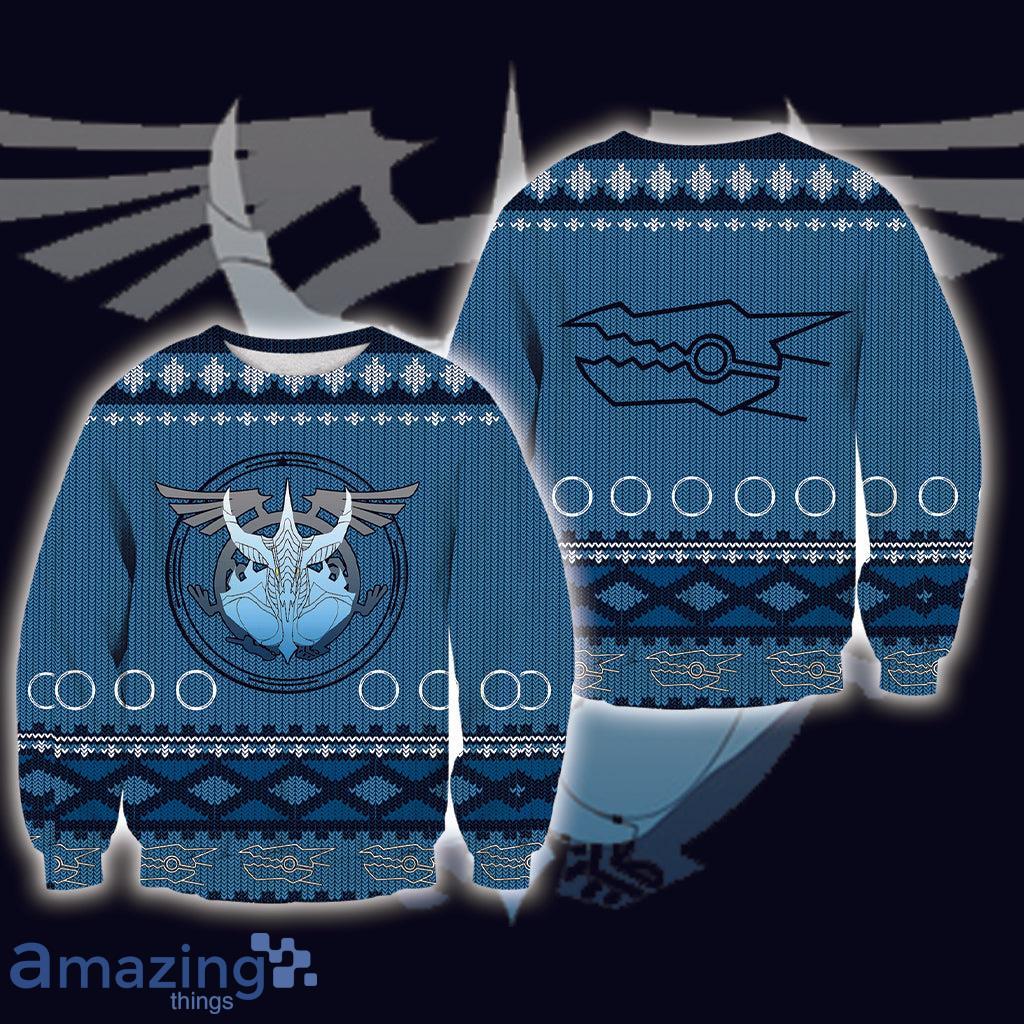 Yu-gi-oh! - Stardust Dragon Knitting Style Unisex Ugly Christmas Sweater 3D Product Photo 1