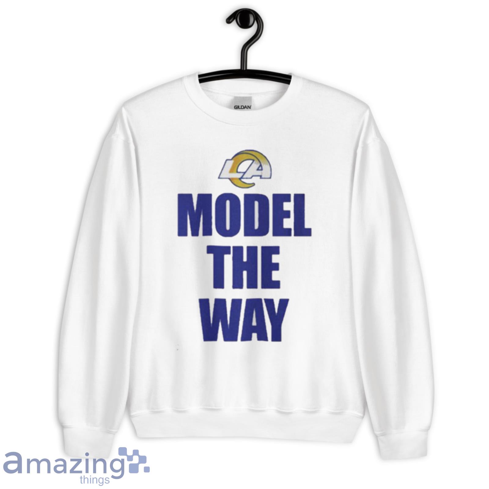 2023 Model The Way Los Angeles Rams Shirt image 2023 Model The Way Los Angeles Rams Shirt - Unisex Heavy Blend Crewneck Sweatshirt