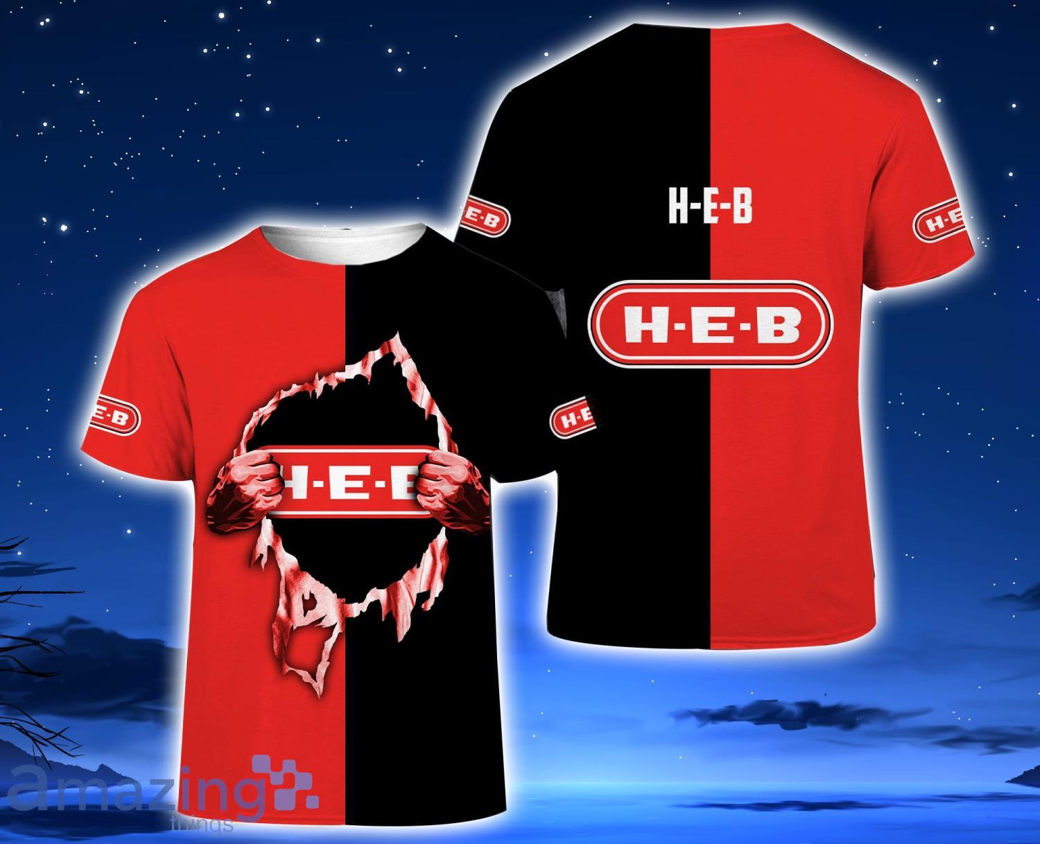 H-E-B All Over Printed 3D T-Shirt Unisex Men And Women Gift