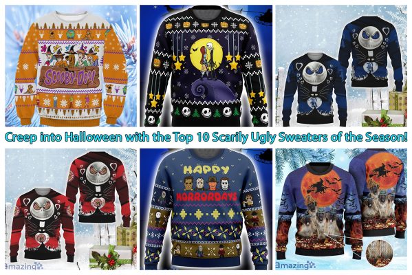 Creep into Halloween with the Top 10 Scarily Ugly Sweaters of the Season!