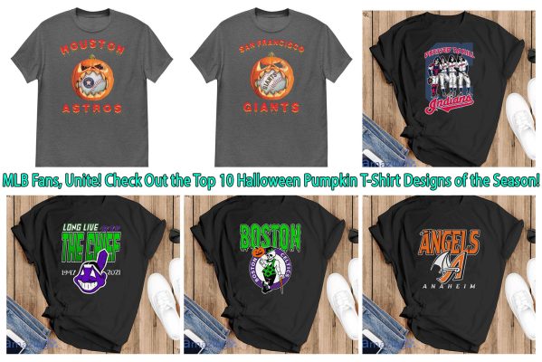 MLB Fans, Unite! Check Out the Top 10 Halloween Pumpkin T-Shirt Designs of the Season!