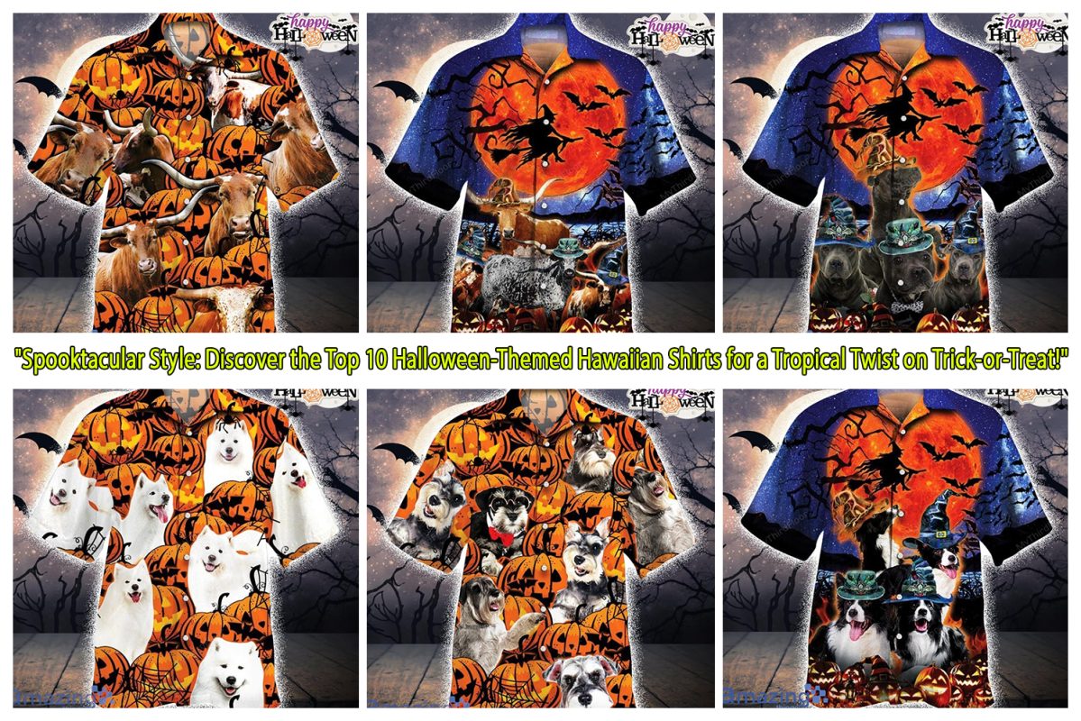 Spooktacular Style Discover the Top 10 Halloween-Themed Hawaiian Shirts for a Tropical Twist on Trick-or-Treat