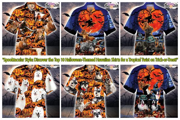 Spooktacular Style Discover the Top 10 Halloween-Themed Hawaiian Shirts for a Tropical Twist on Trick-or-Treat