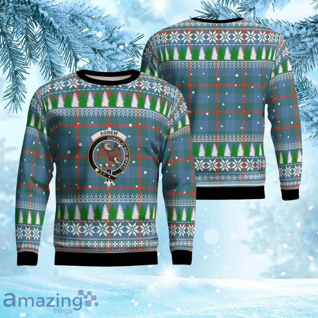 Agnew Ancient Crest Tartan Christmas Ugly Sweater 3D Gift For Men And Women Product Photo 1