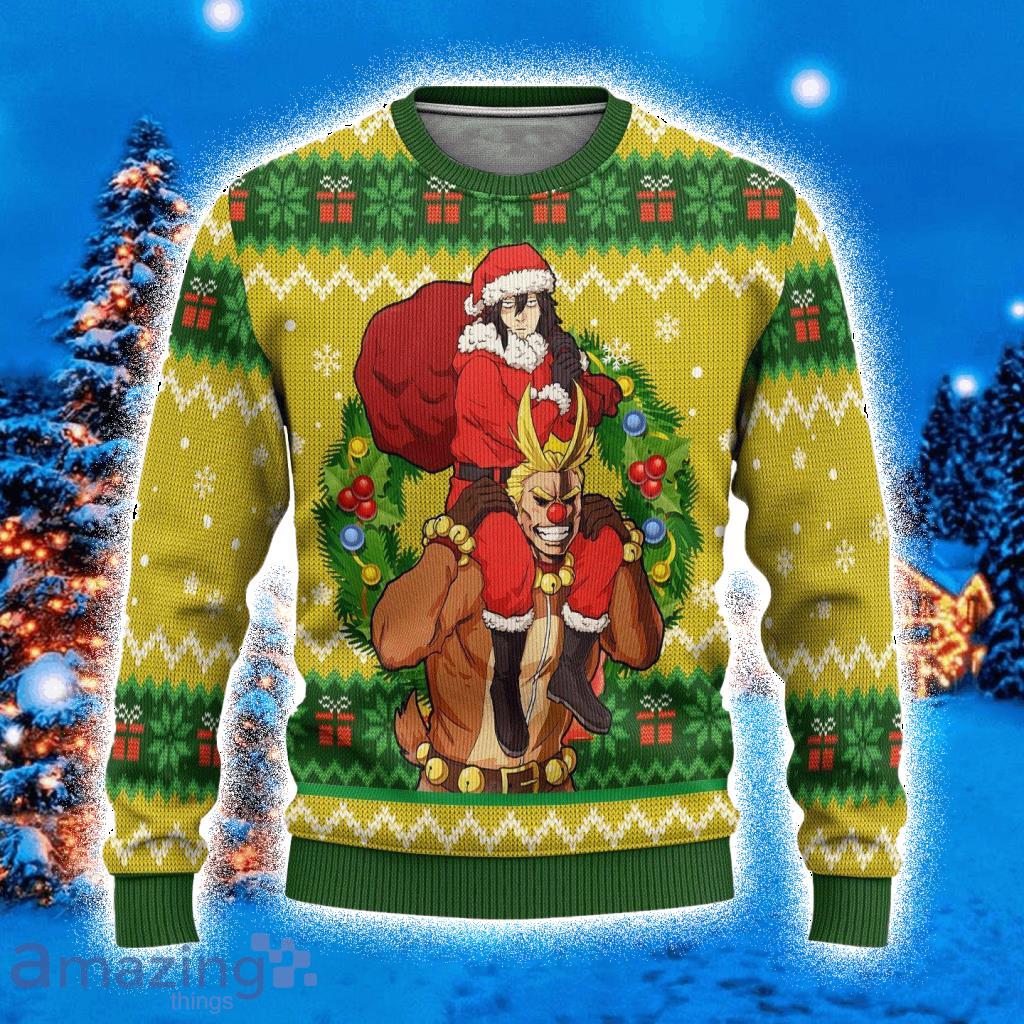 Aizawa My Hero Academia Anime Ugly Christmas Sweater 3D Gift For Men And Women Xmas Gift Product Photo 1