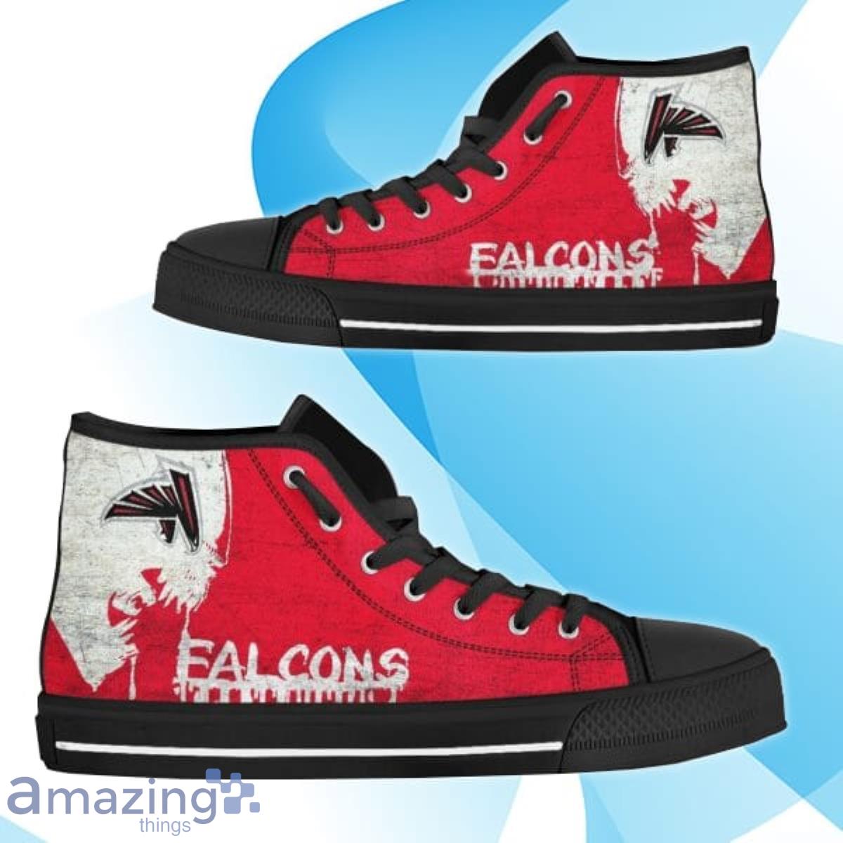 Alien Movie Atlanta Falcons NFL Custom High Top Canvas Shoes Best Gift Product Photo 1