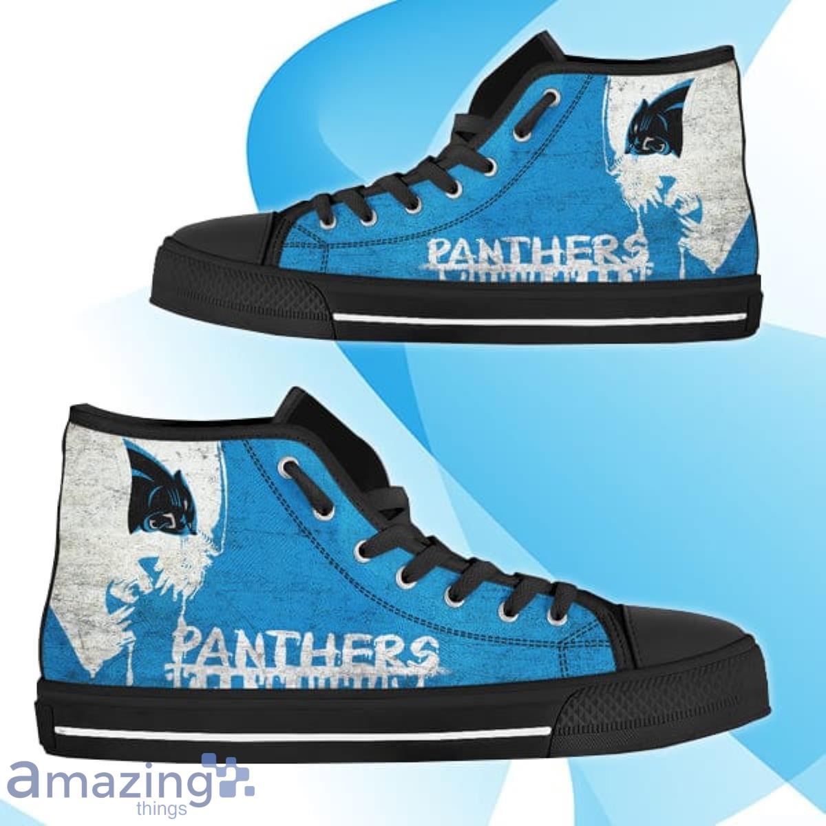 Alien Movie Carolina Panthers High Top Canvas Shoes Best Gift Product Photo 1