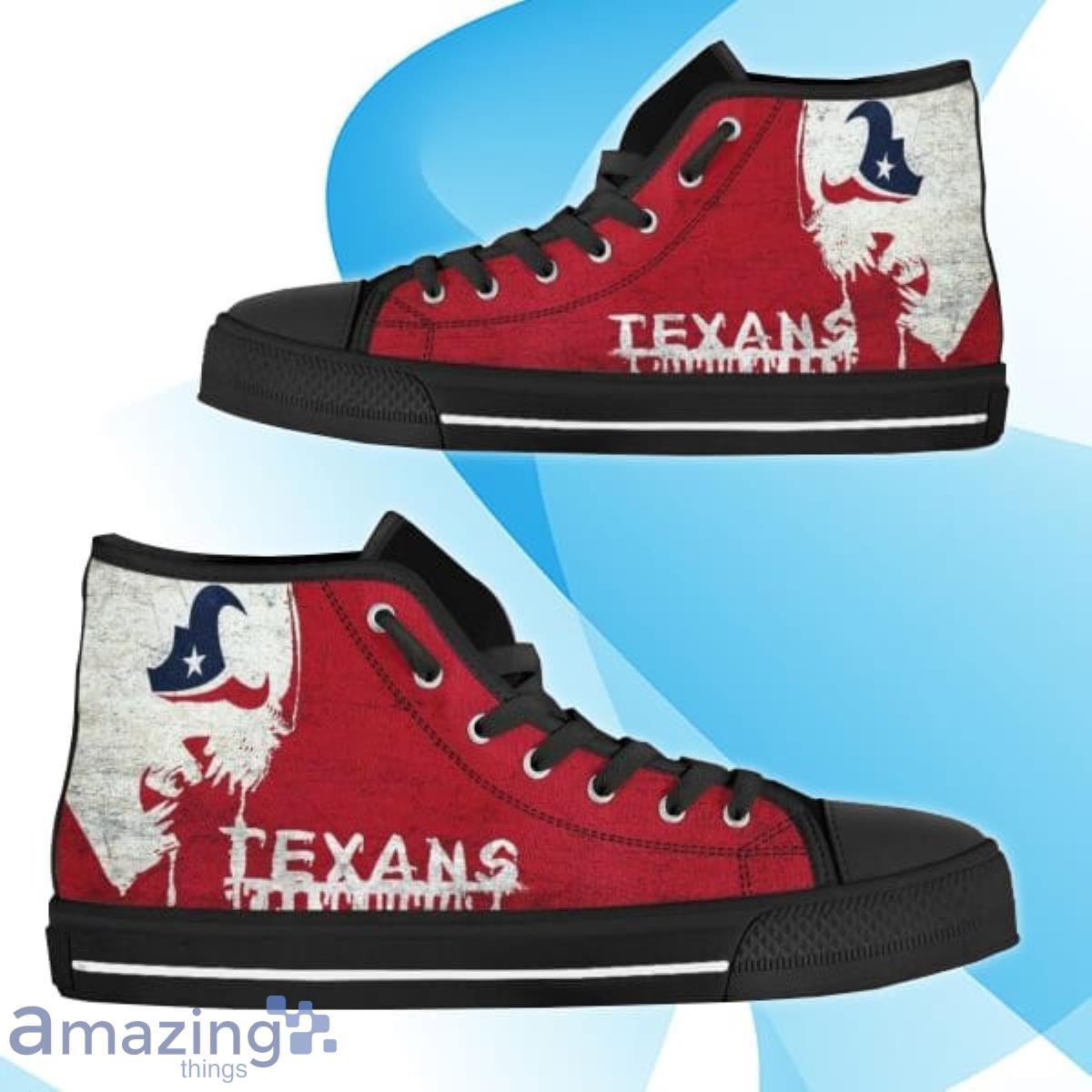 Alien Movie Houston Texans NFL Custom High Top Canvas Shoes Best Gift Product Photo 1
