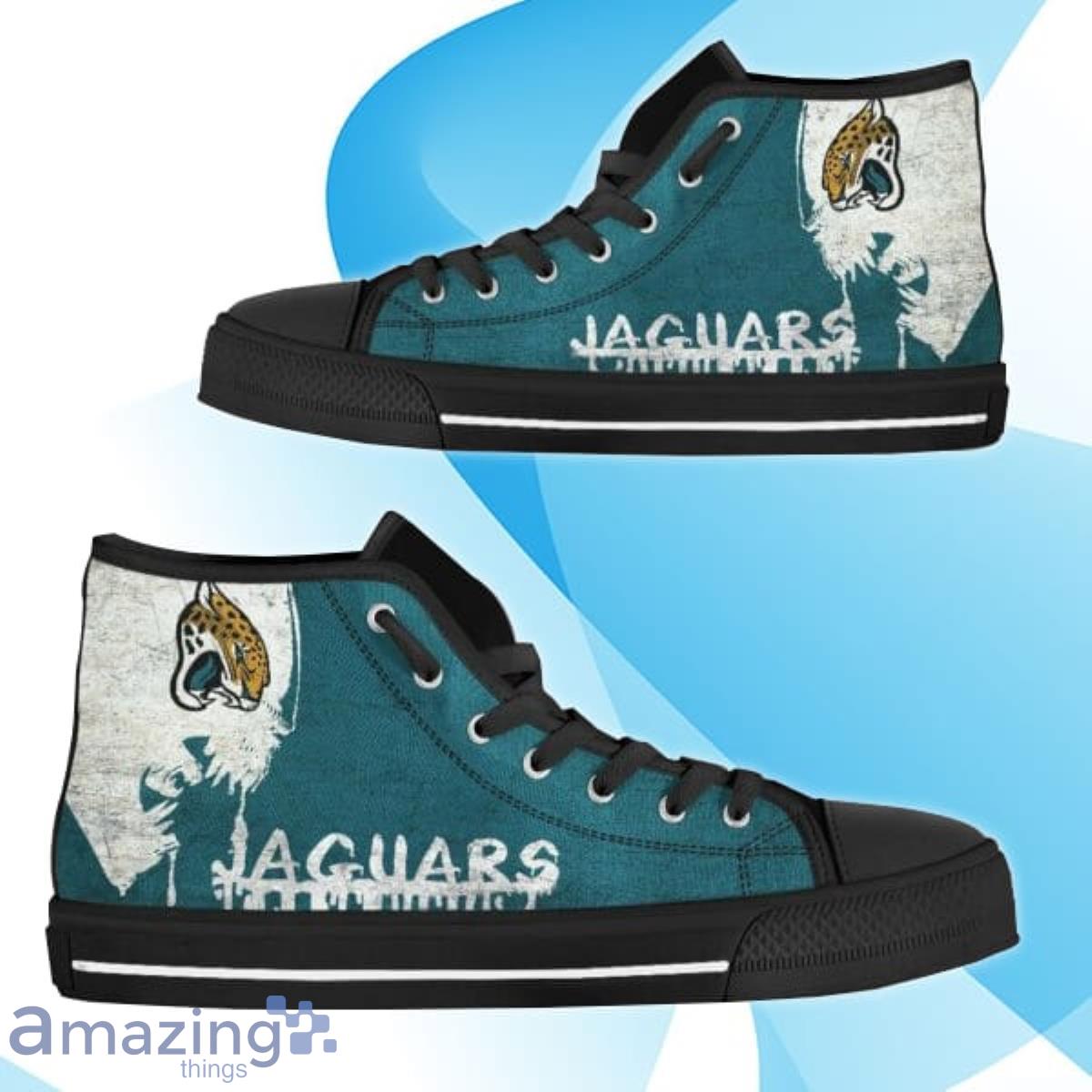 Alien Movie Jacksonville Jaguars NFL Custom High Top Canvas Shoes Best Gift Product Photo 1