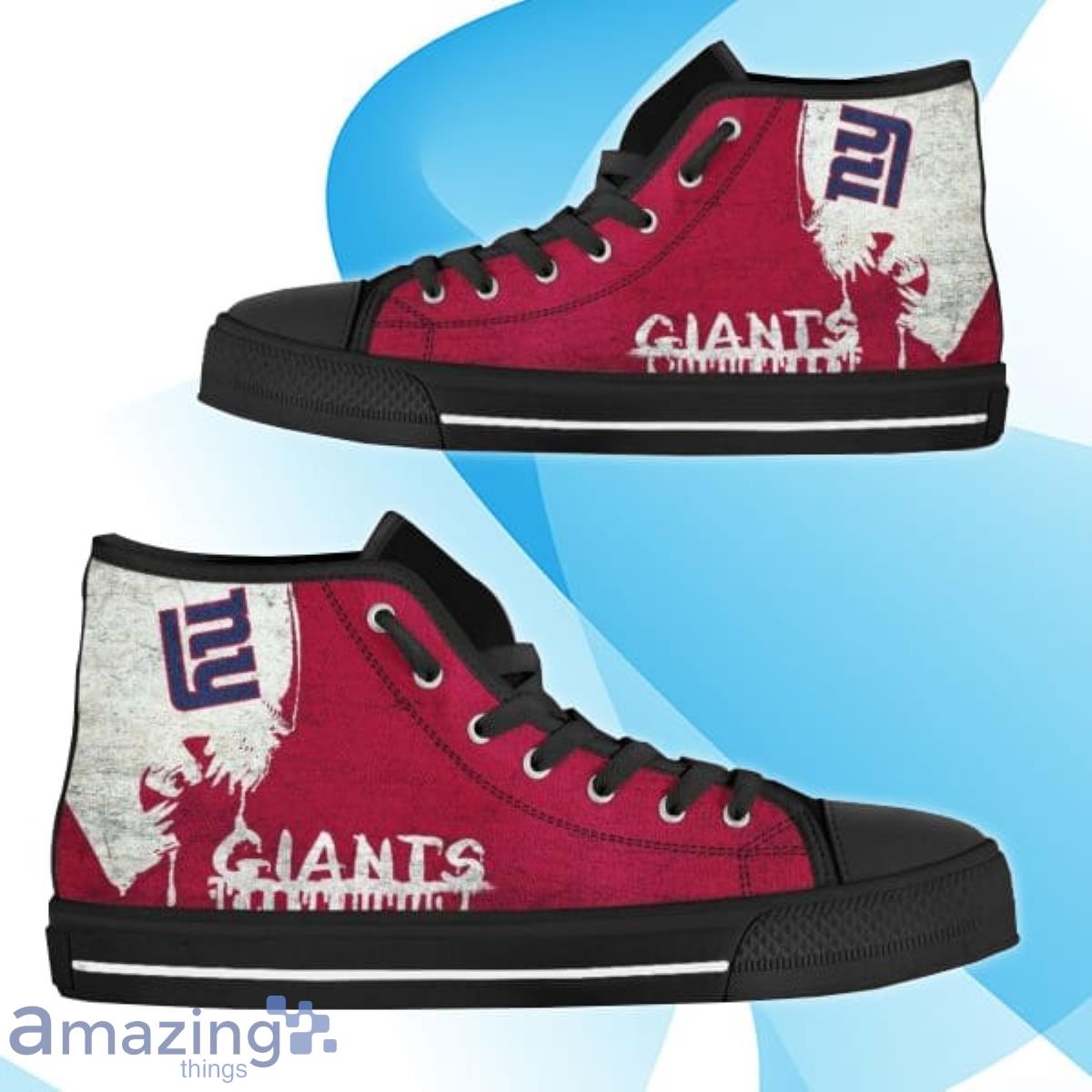 Alien Movie New York Giants NFL Custom High Top Canvas Shoes Best Gift Product Photo 1