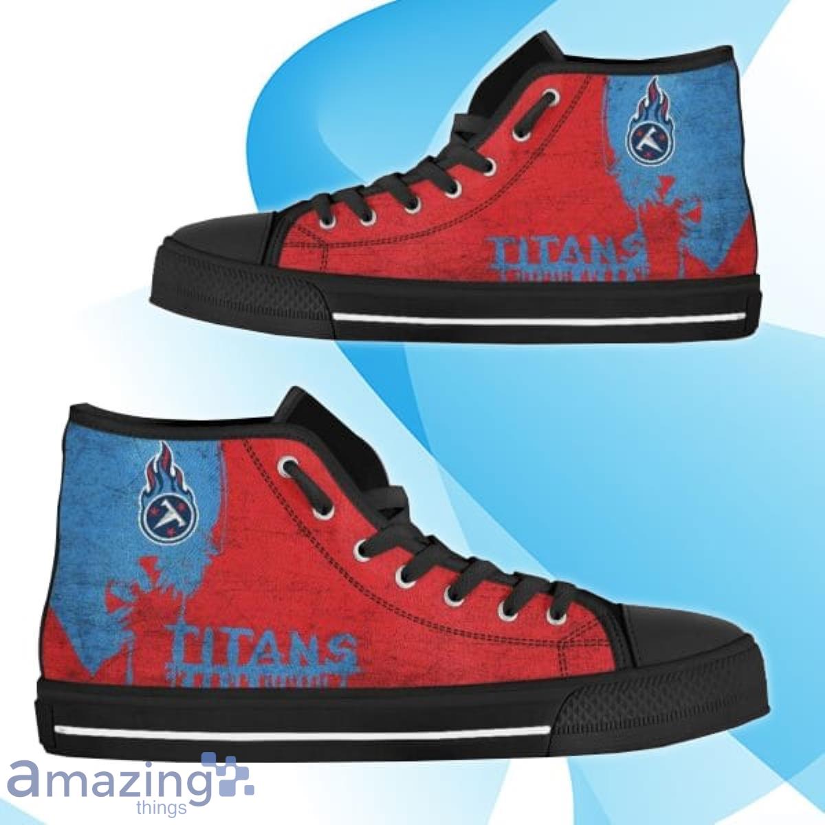Alien Movie Tennessee Titans NFL Custom High Top Canvas Shoes Best Gift Product Photo 1