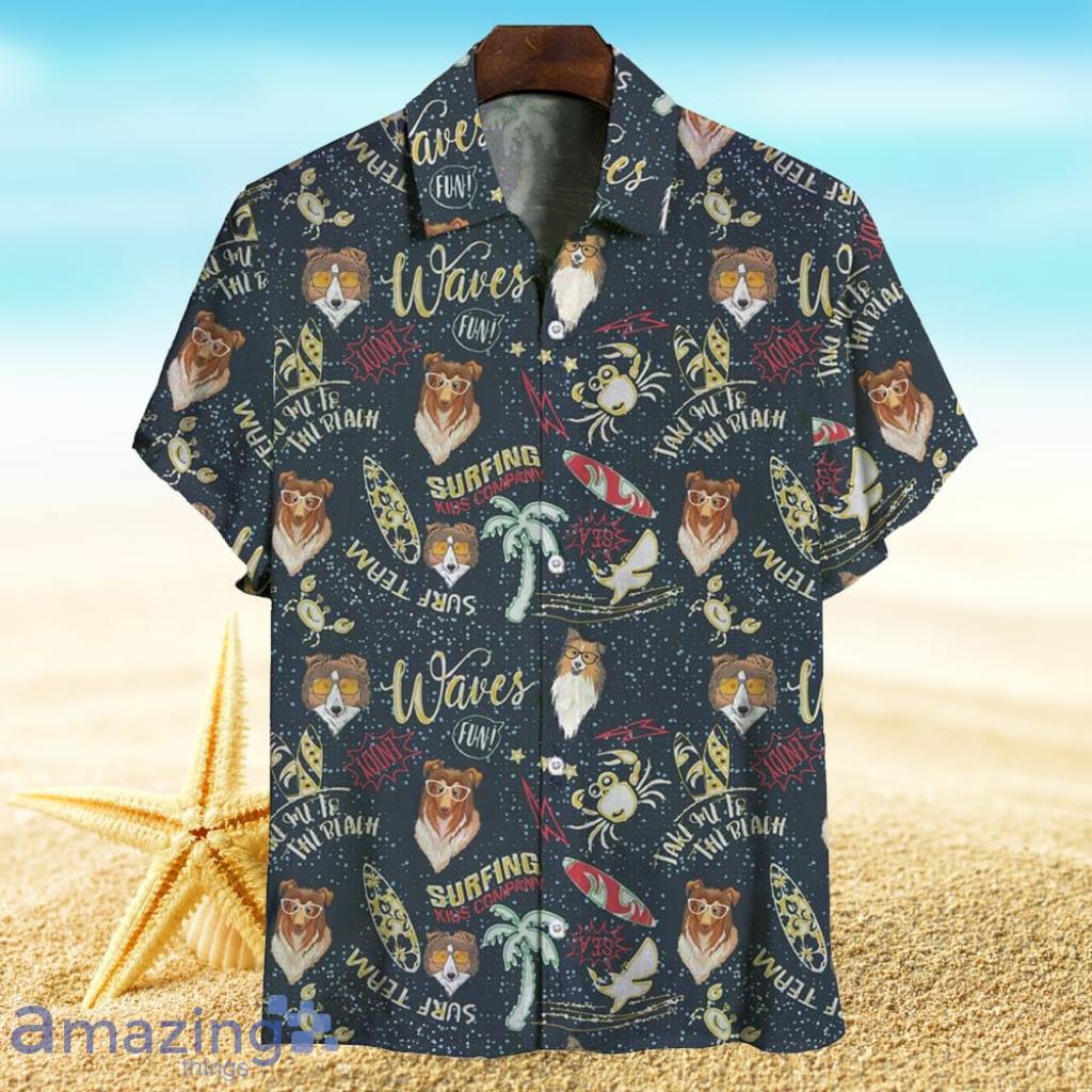 Aloha Hawaiian Shetland Sheepdog Shirt - Dog Memorial Gift For Men And Women Product Photo 1