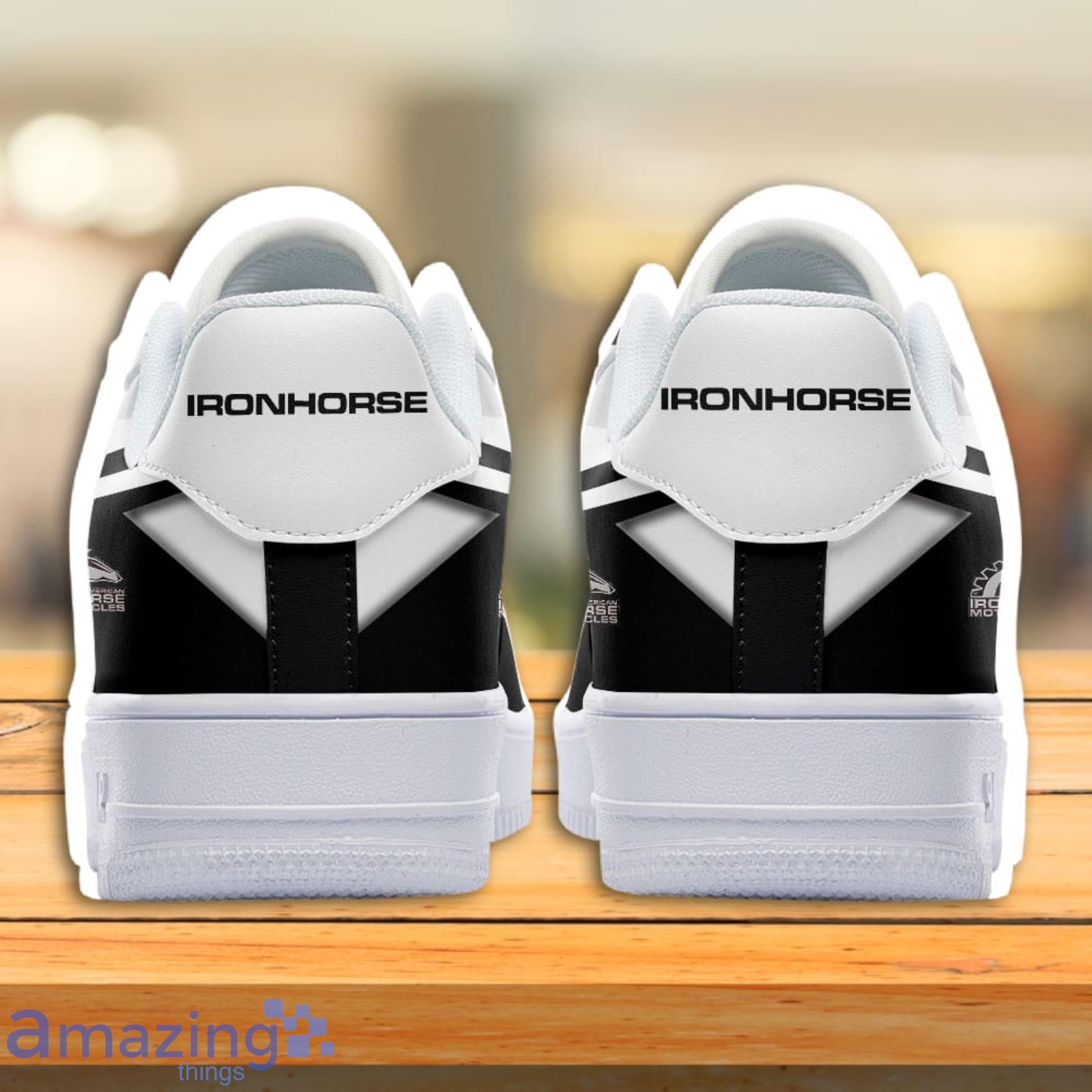 American Ironhorse Custom Name Any Logo Or Car Air Force Shoes Gift For Men And Women image American Ironhorse Custom Name Any Logo Or Car Air Force Shoes Gift For Men And Women Product Photo 4