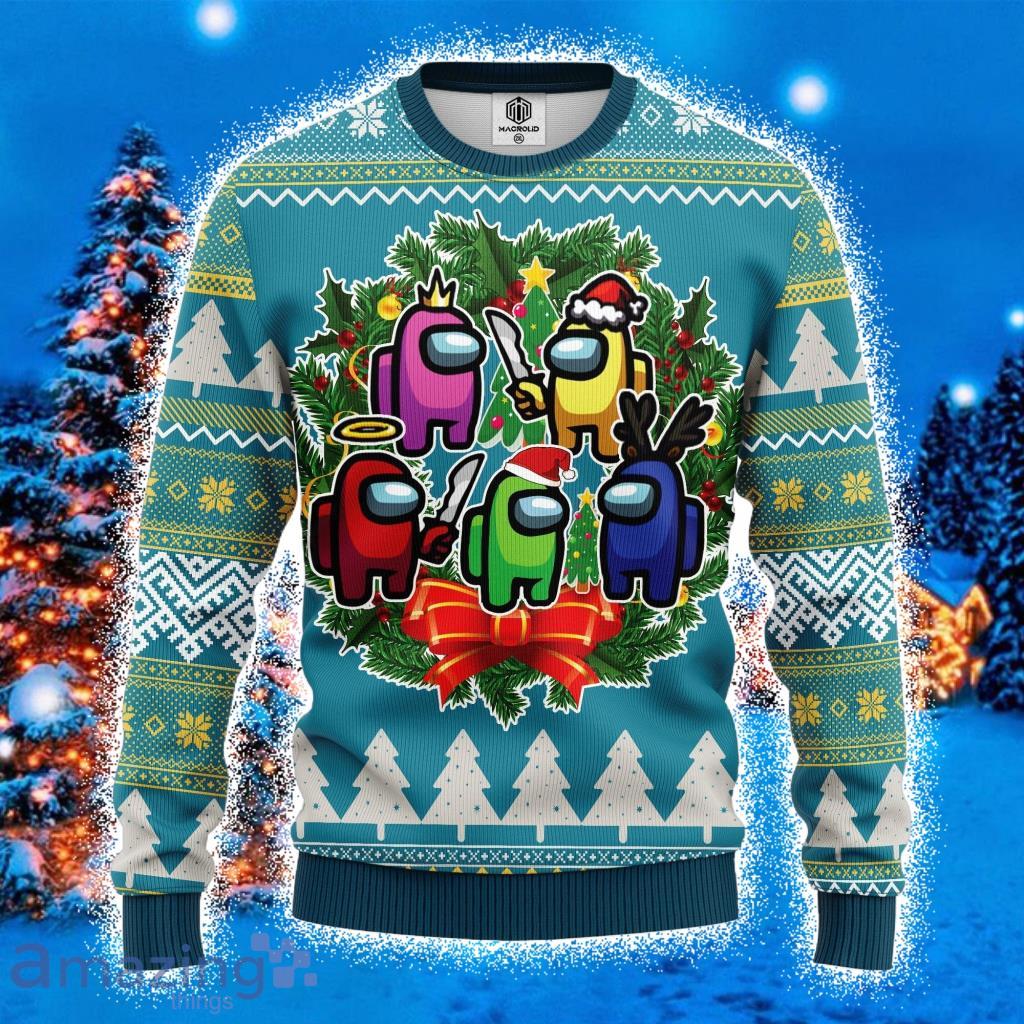 Among Us Winter Ugly Christmas Sweater 3D Gift For Men And Women Product Photo 1