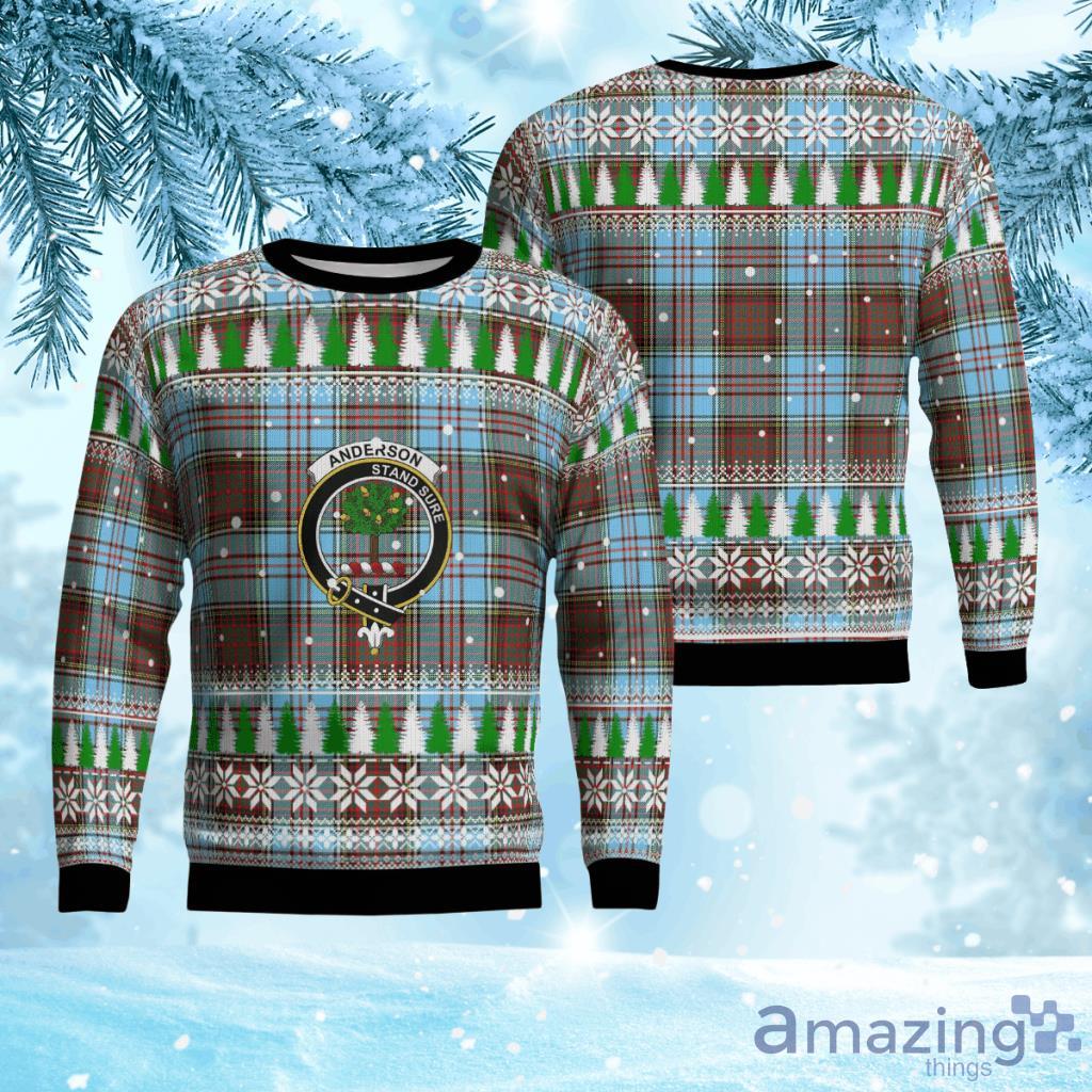 Anderson Ancient Crest Tartan Christmas Ugly Sweater 3D Gift For Men And Women Product Photo 1