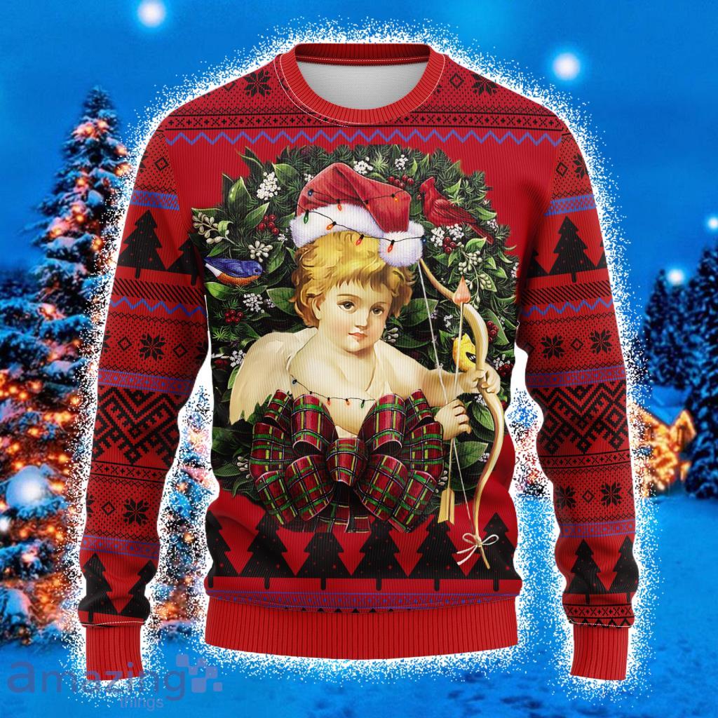 Angel 3 Noel Mc Ugly Christmas Sweater 3D Gift For Men And Women Product Photo 1