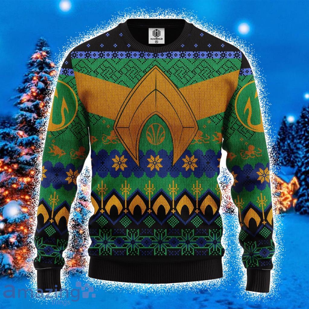 Aquaman Ugly Christmas Sweater 3D Gift For Men And Women Product Photo 1 Aquaman Ugly Christmas Sweater 3D Gift For Men And Women Product Photo 1