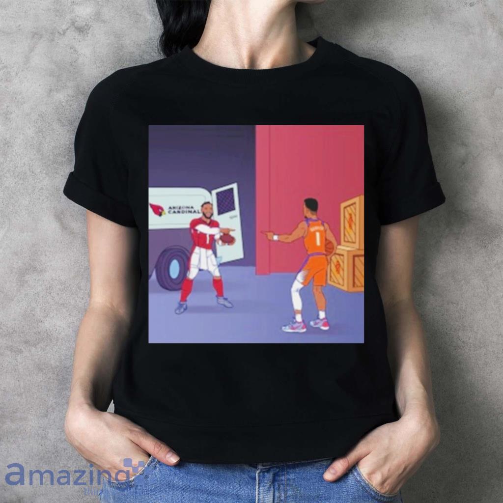 Arizona Cardinals K1 Shake Hands Dbook Staying In The Valley Shirt image Arizona Cardinals K1 Shake Hands Dbook Staying In The Valley Shirt Product Photo 3