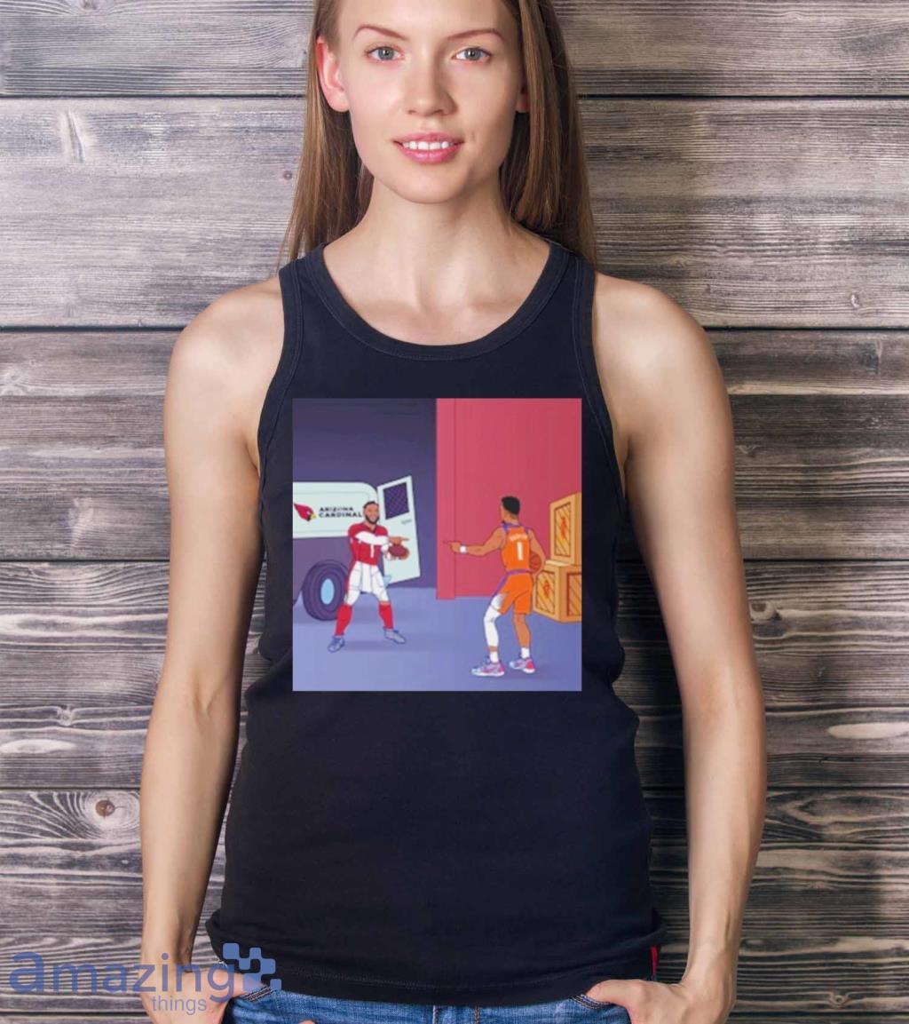 Arizona Cardinals K1 Shake Hands Dbook Staying In The Valley Shirt image Arizona Cardinals K1 Shake Hands Dbook Staying In The Valley Shirt Product Photo 4