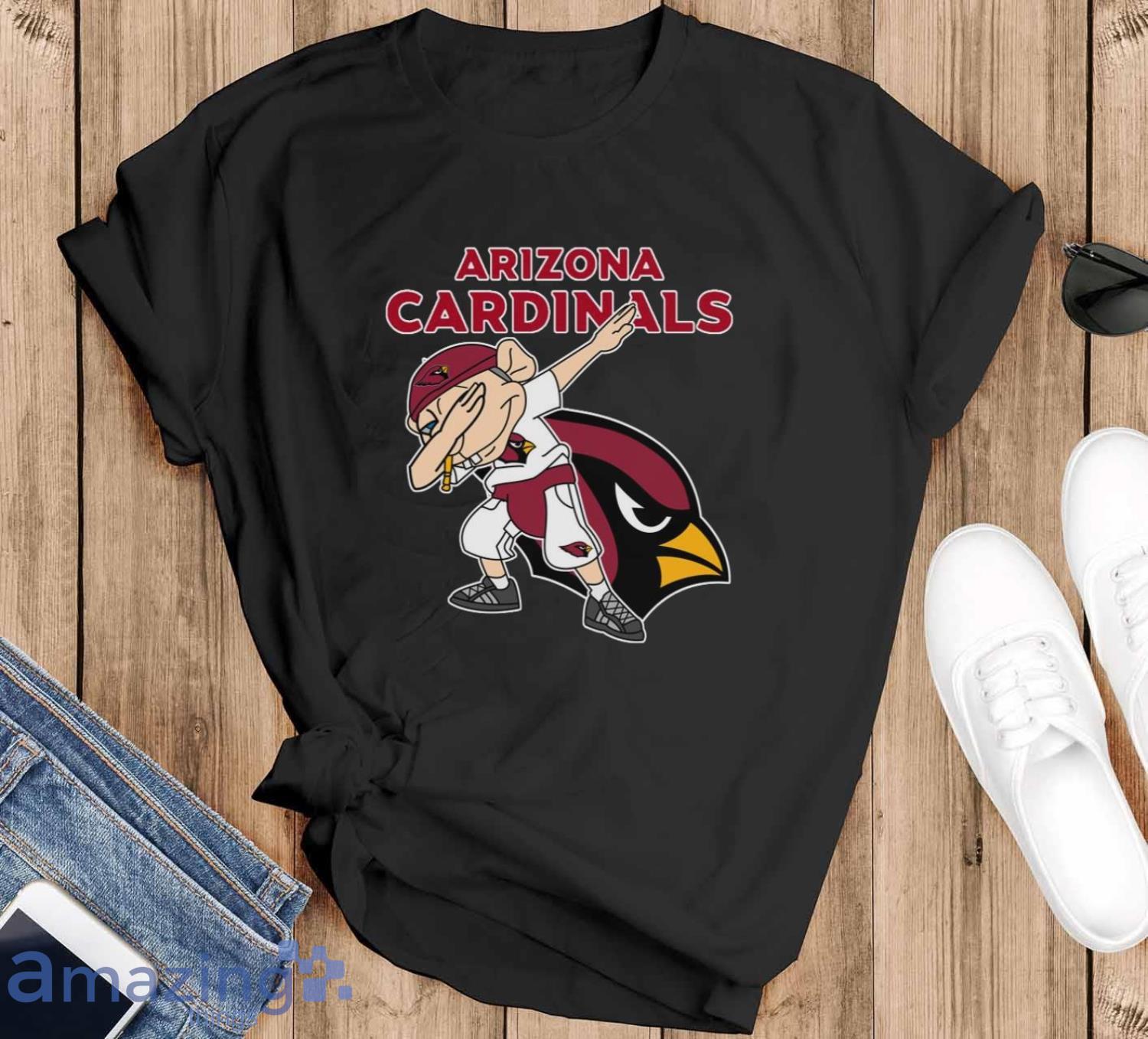Arizona Cardinals NFL Football Jeffy Dabbing Sports T Shirt For Men And Women - Black T-Shirt